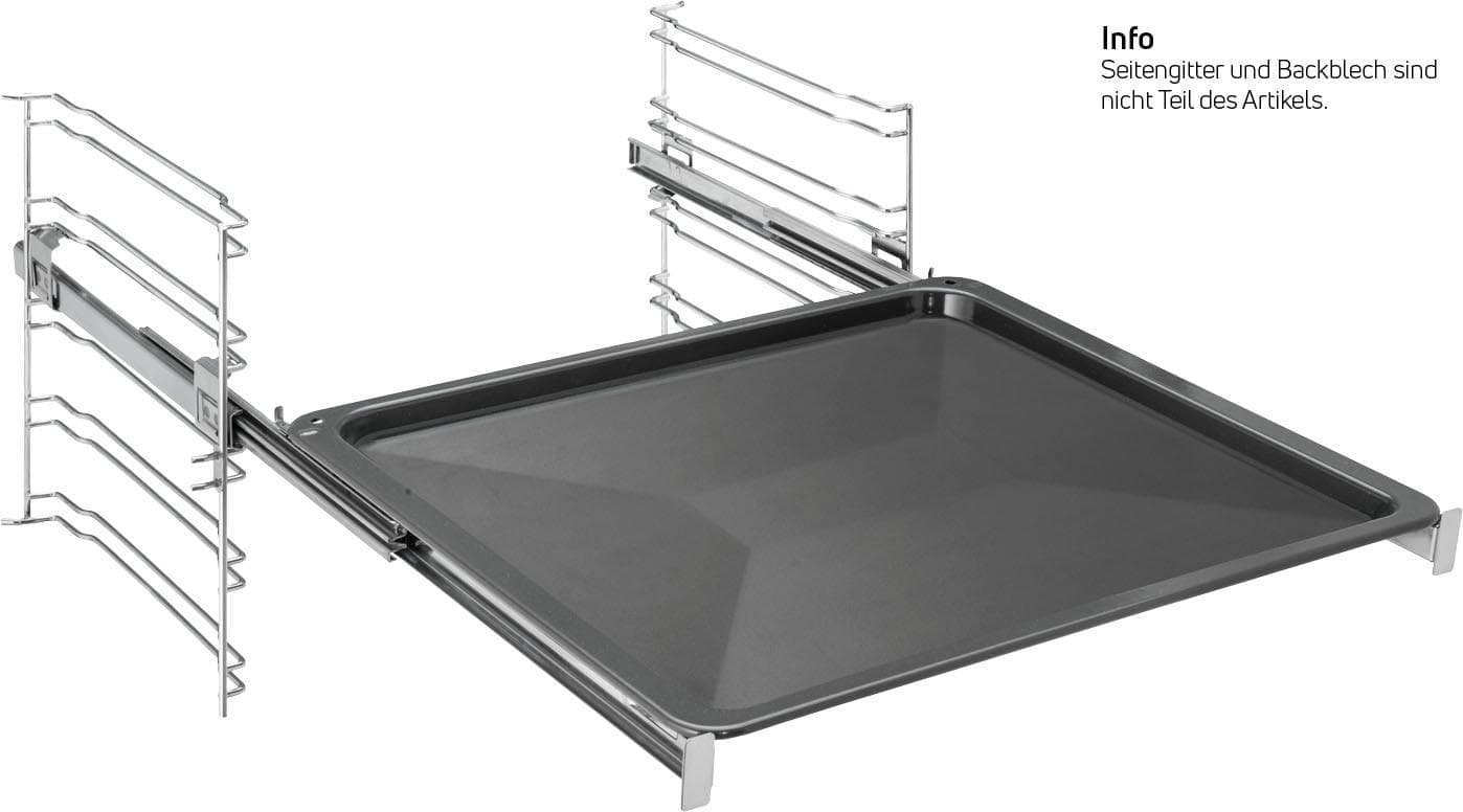 AMICA Teleskop-Vollauszug silber für Amica Backöfen