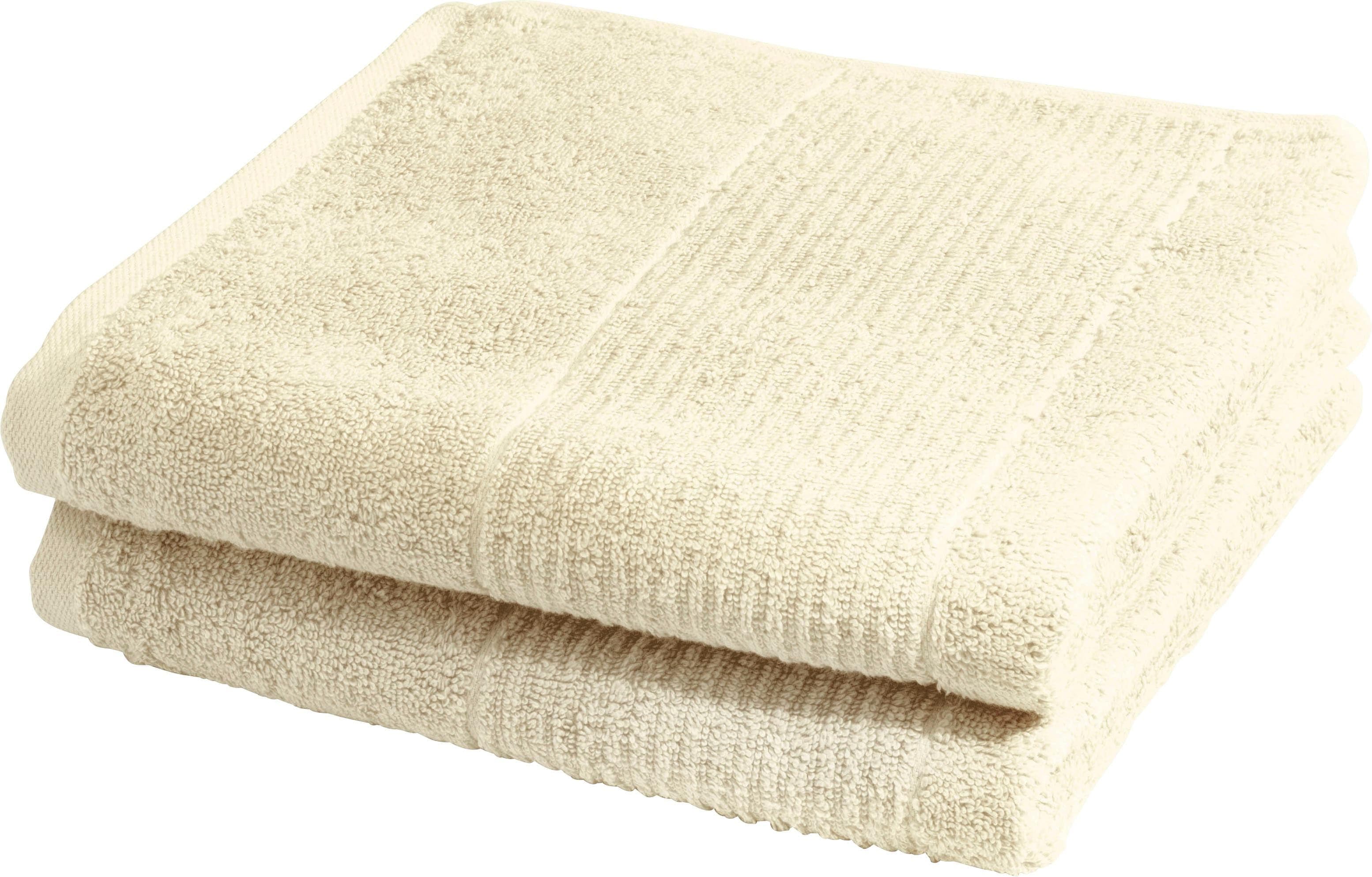 FLEURESSE Badetuch 2828 Beige Frottier 100% Baumwolle