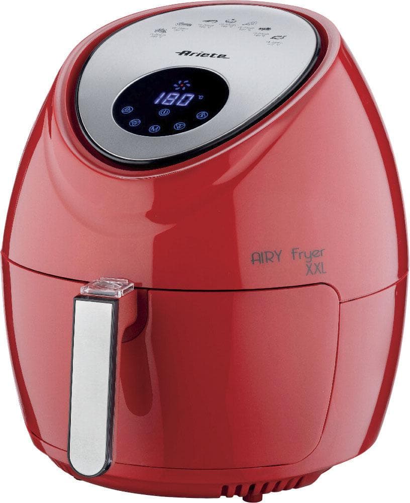ARIETE Heißluftfritteuse XXL 7L Rot mit 7 Programmen