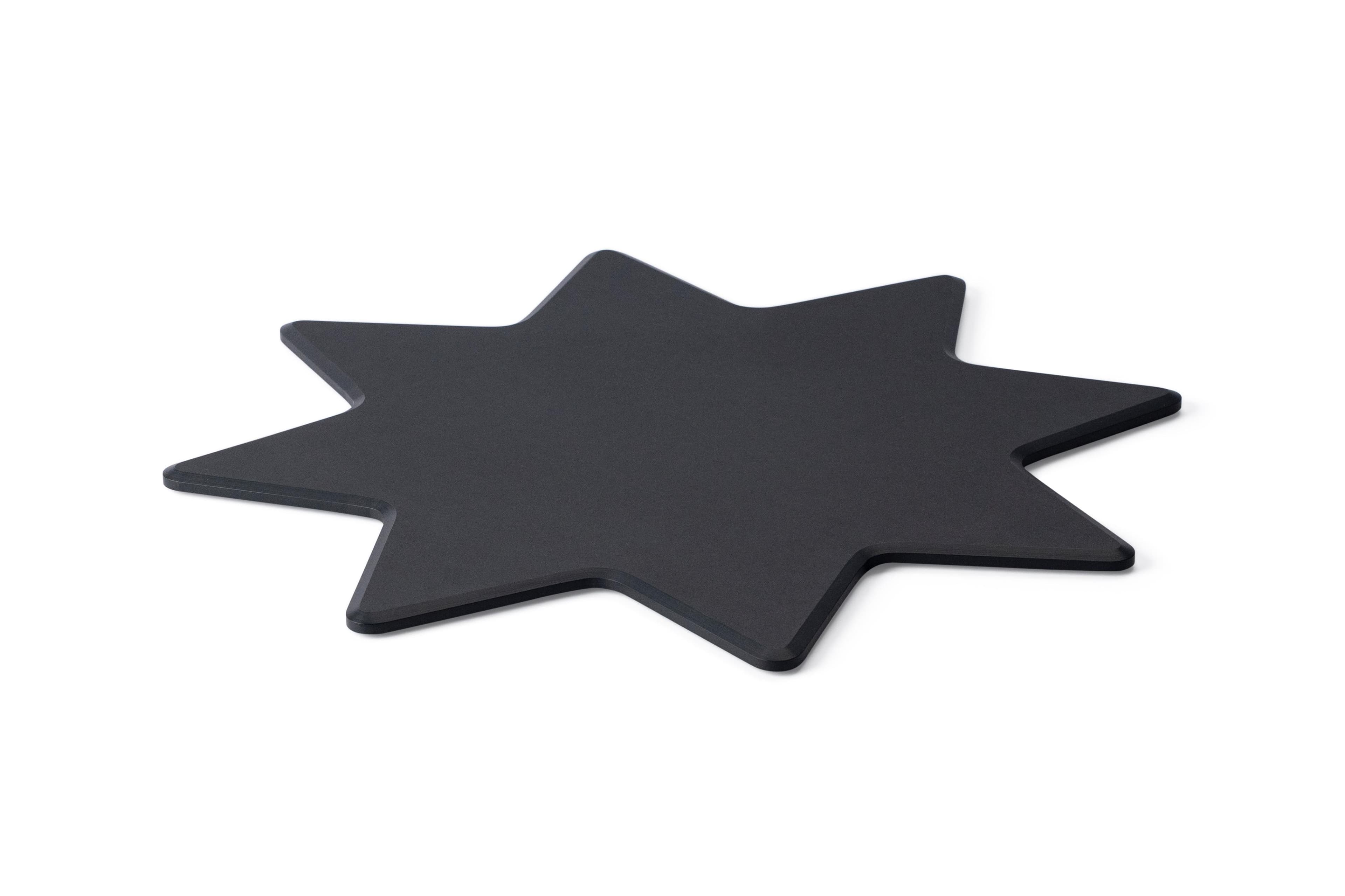 Servierbrett CONTINENTA Brett Stern Duracore Zellulosefaser Schwarz