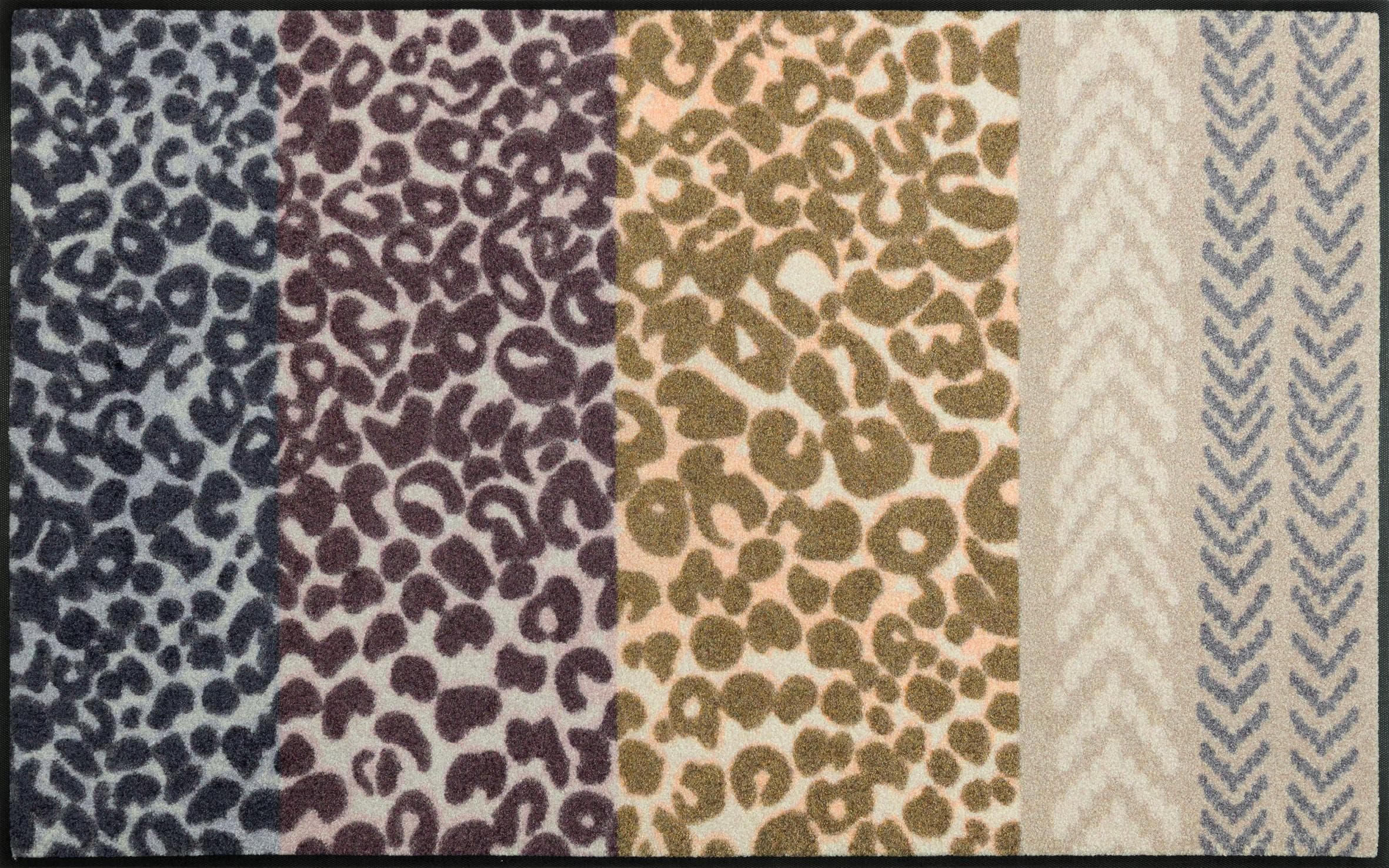 WASH+DRY BY KLEEN-TEX Fußmatte Safari Blend Bunt Polyamid