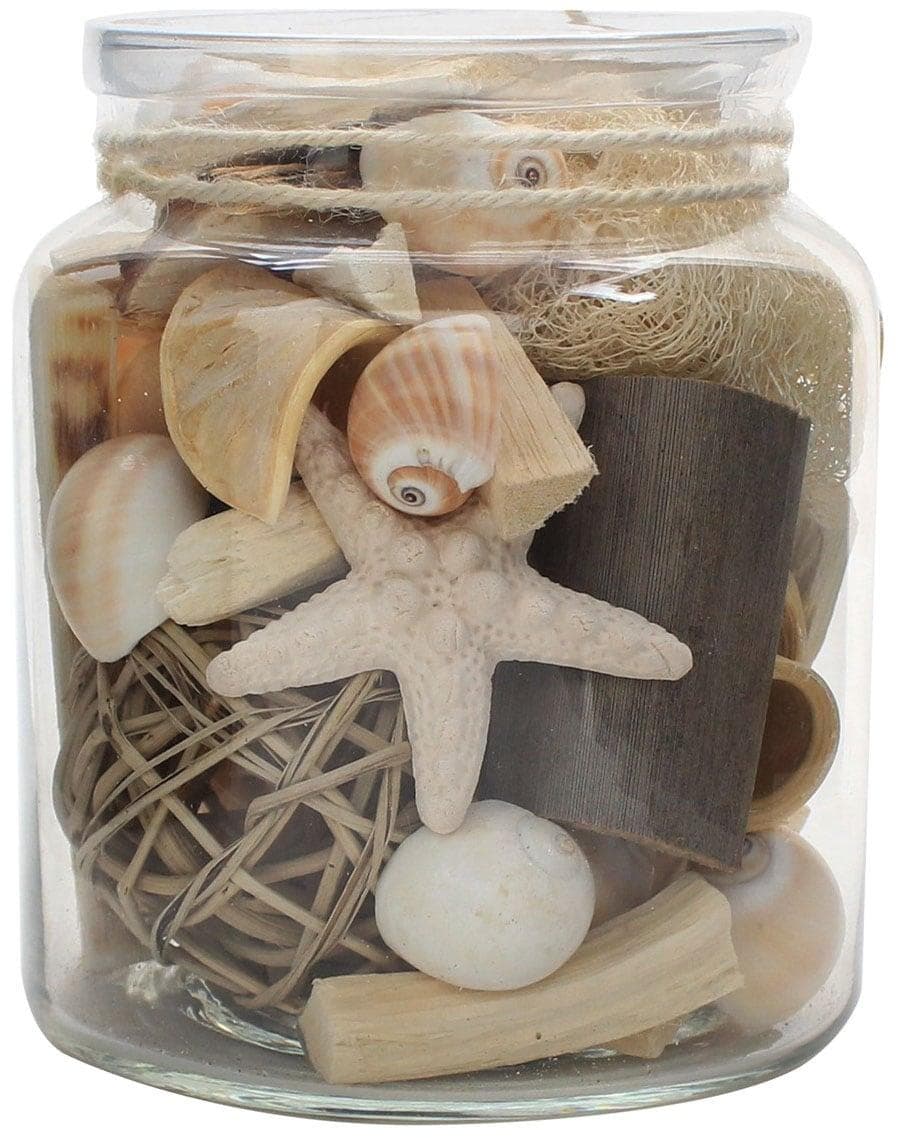 Kayoom Dekoglas Flora 610 Natural Beige Transparent Dekobecher