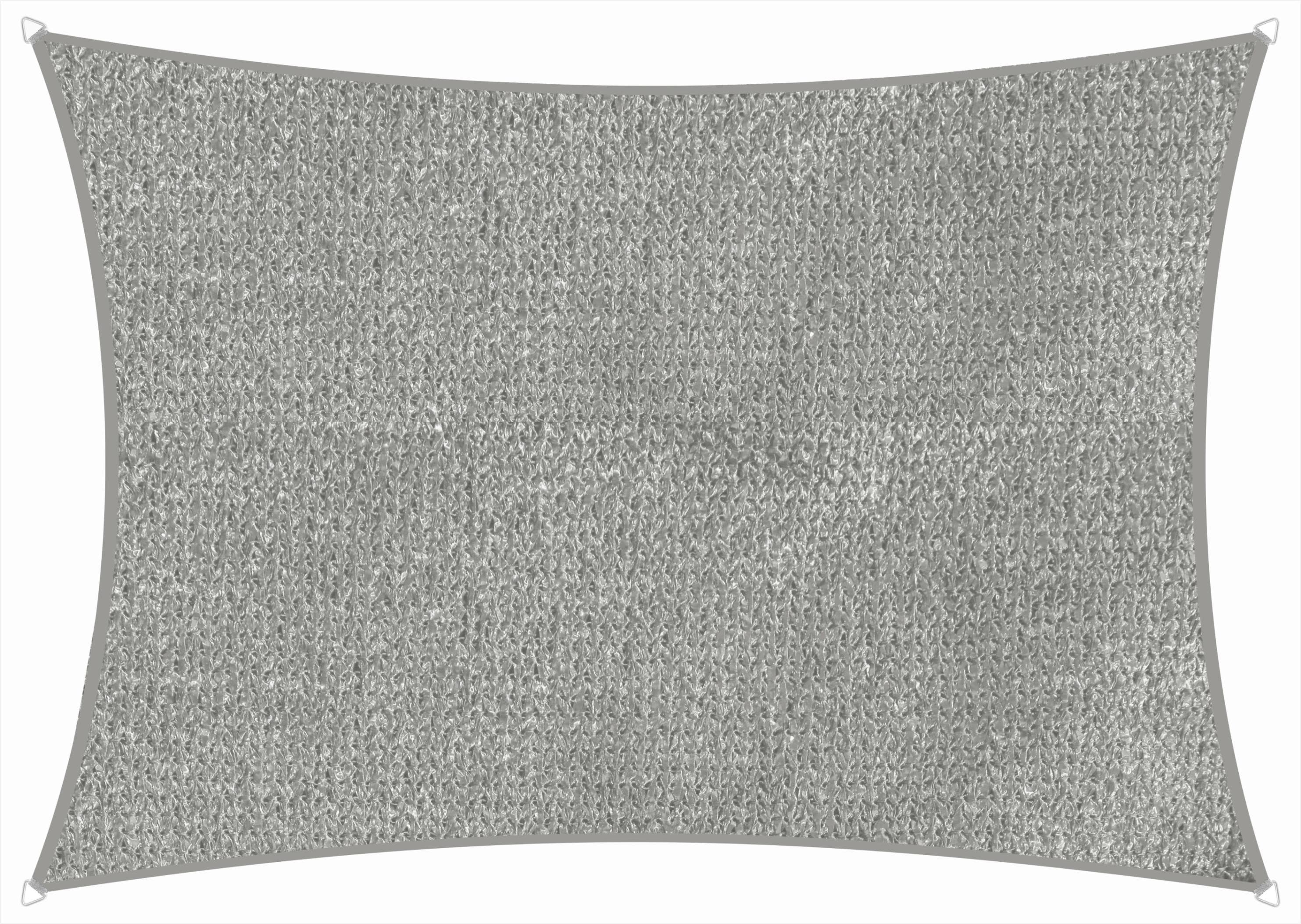 Schneider Sonnensegel Teneriffa Rechteck Silber ca. 360x250 cm