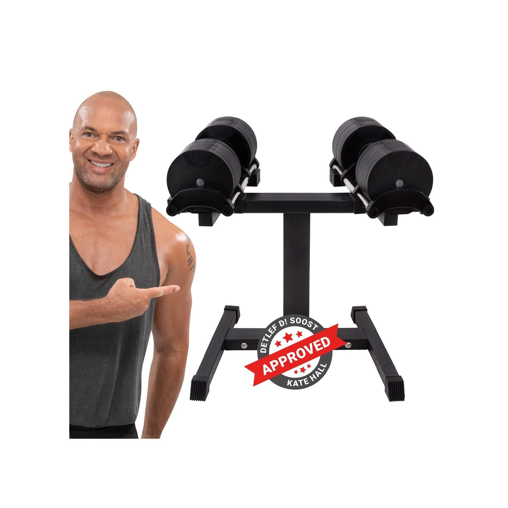 Miweba Sports Hantelständer für Kurzhanteln VH100/VH200, Stahl