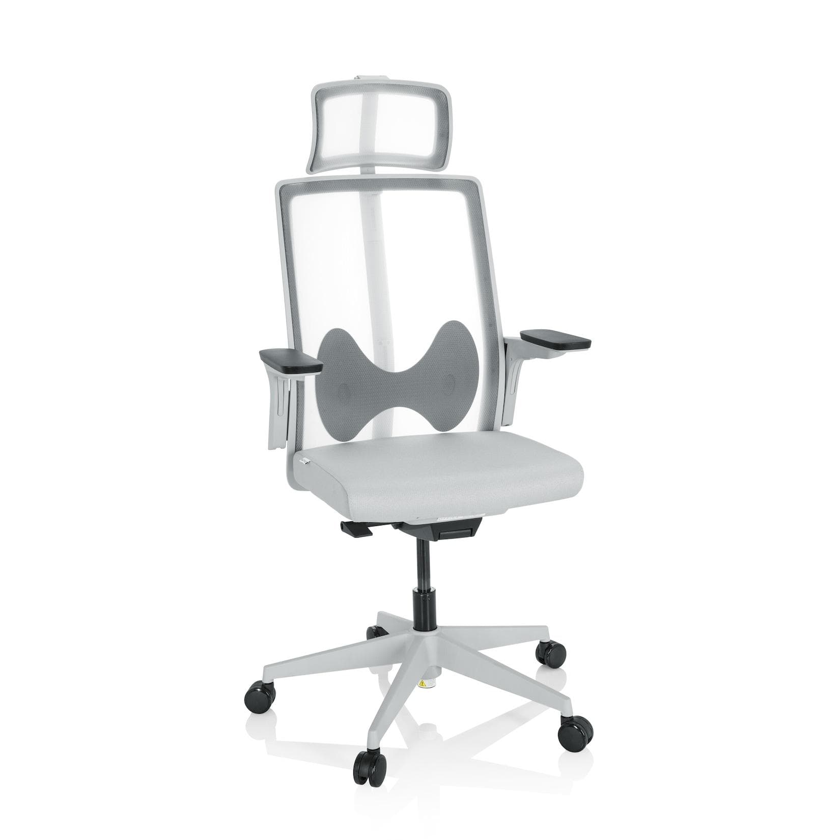 hjh OFFICE Bürostuhl ARCEO W Stoff mit Armlehnen höhenverstellbar
