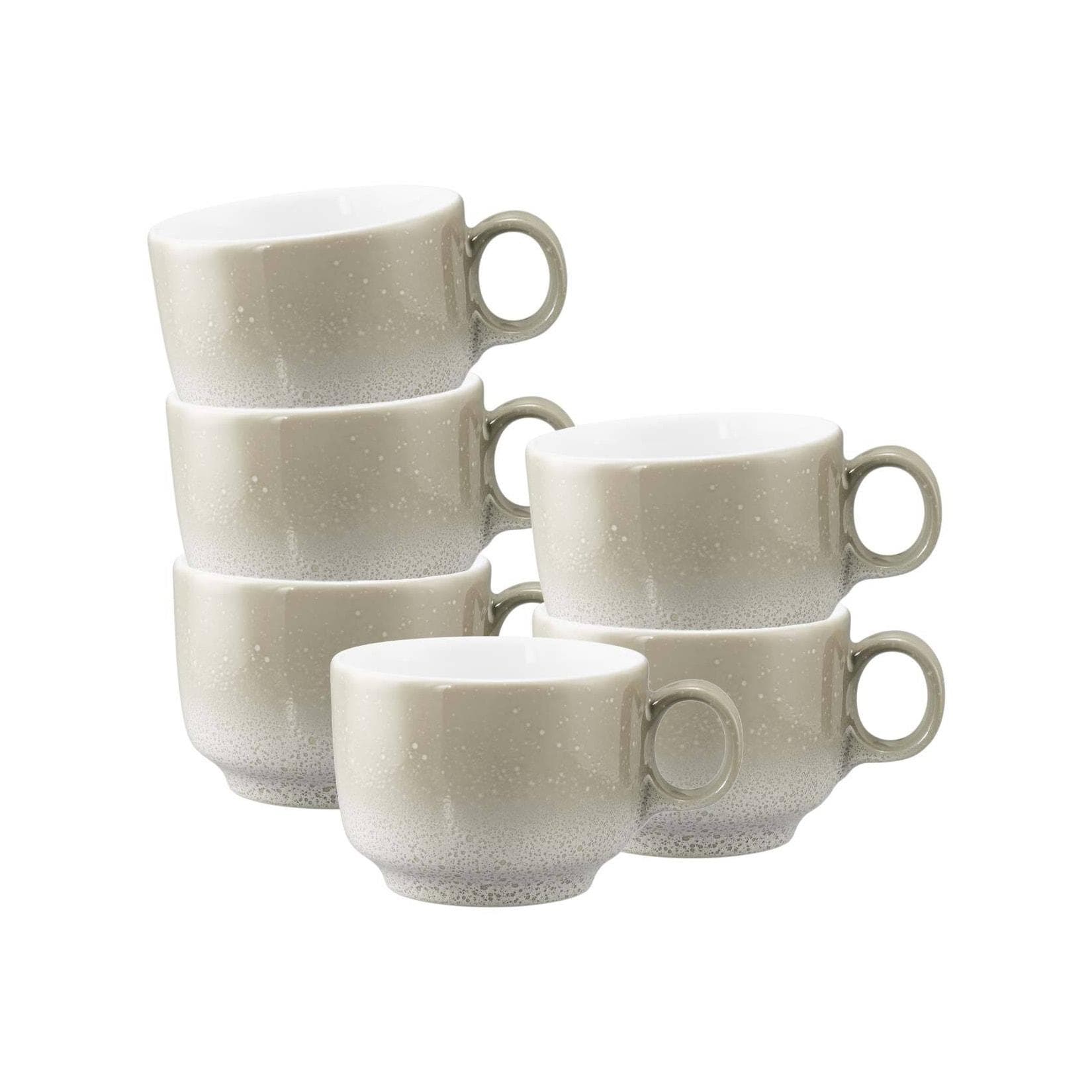 Seltmann Weiden Kaffeetasse Sento Home 6er Set Beige Porzellan