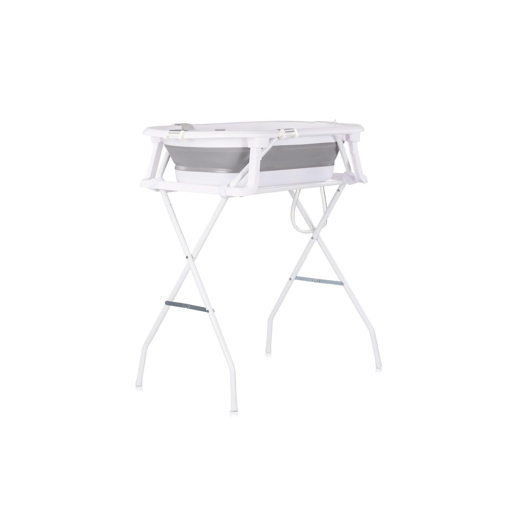 Chipolino Babybadewanne-Set Malibu 78 cm, Ständer, Thermometer, Ablauf