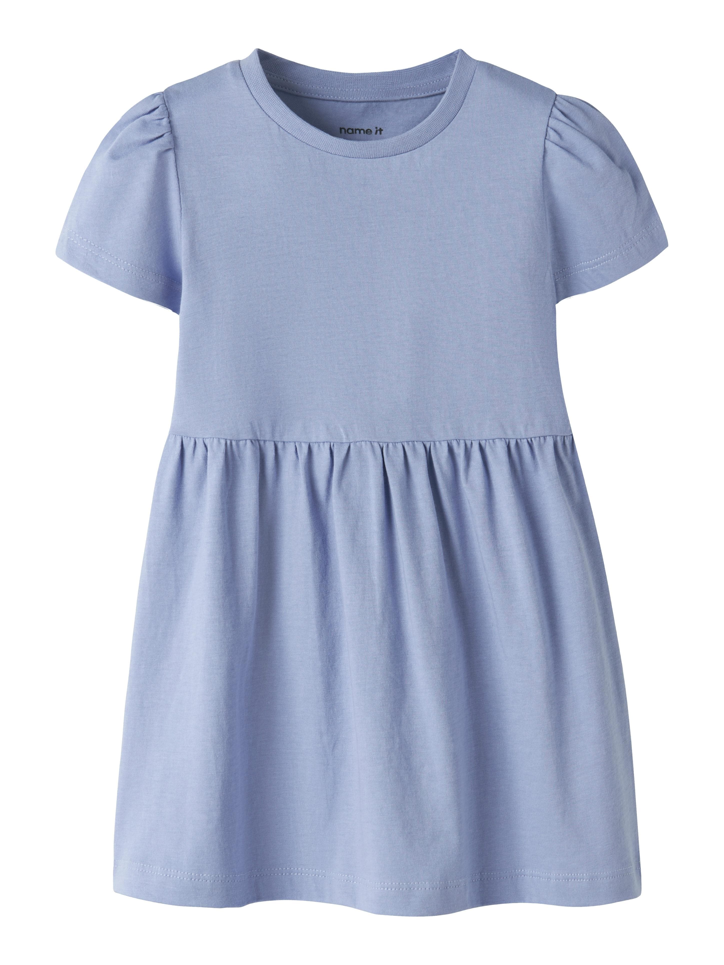 Name It Minikleid Mädchen lila Jersey Baumwolle