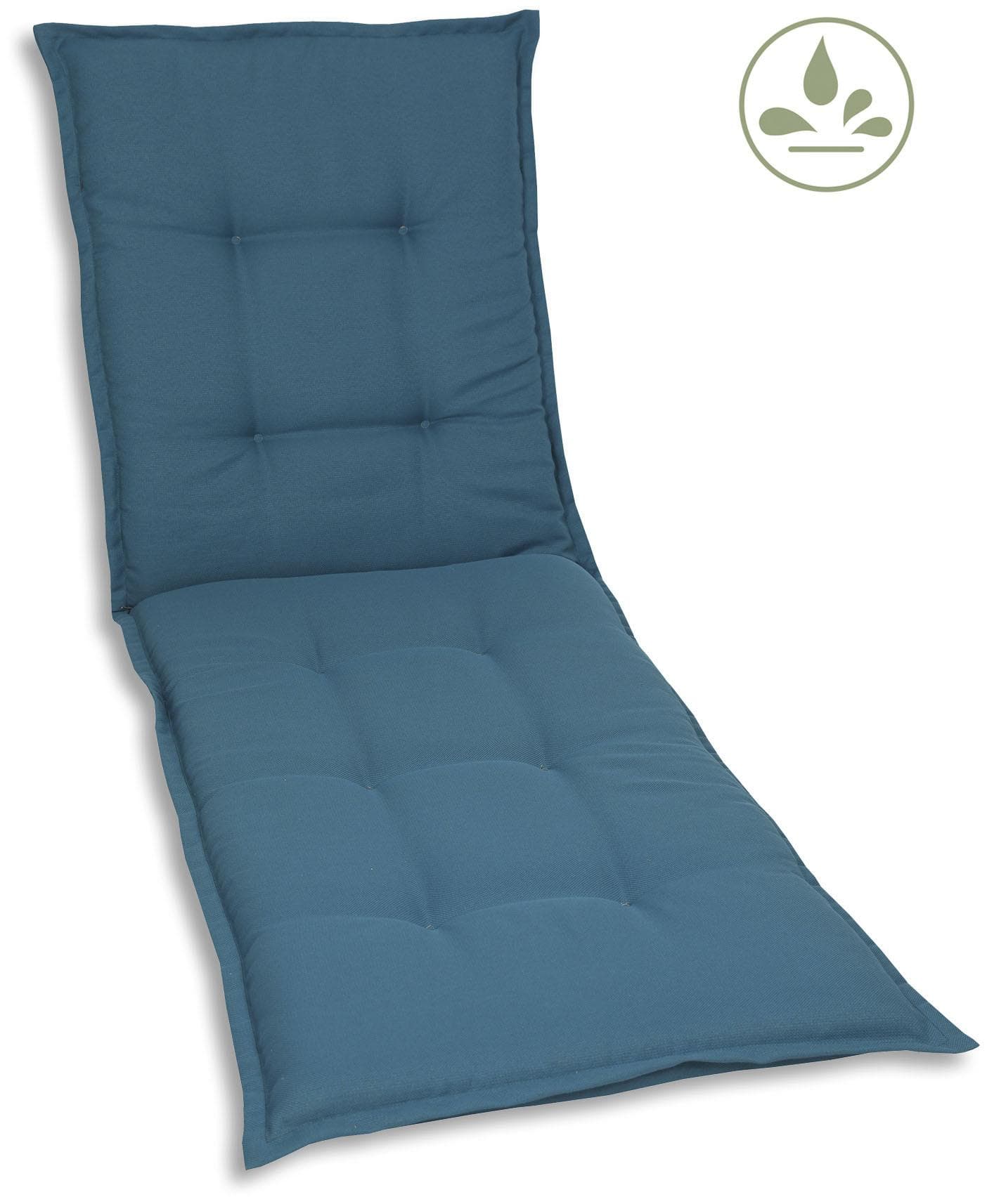 GO-DE Liegenauflage Petrol wasserabweisend