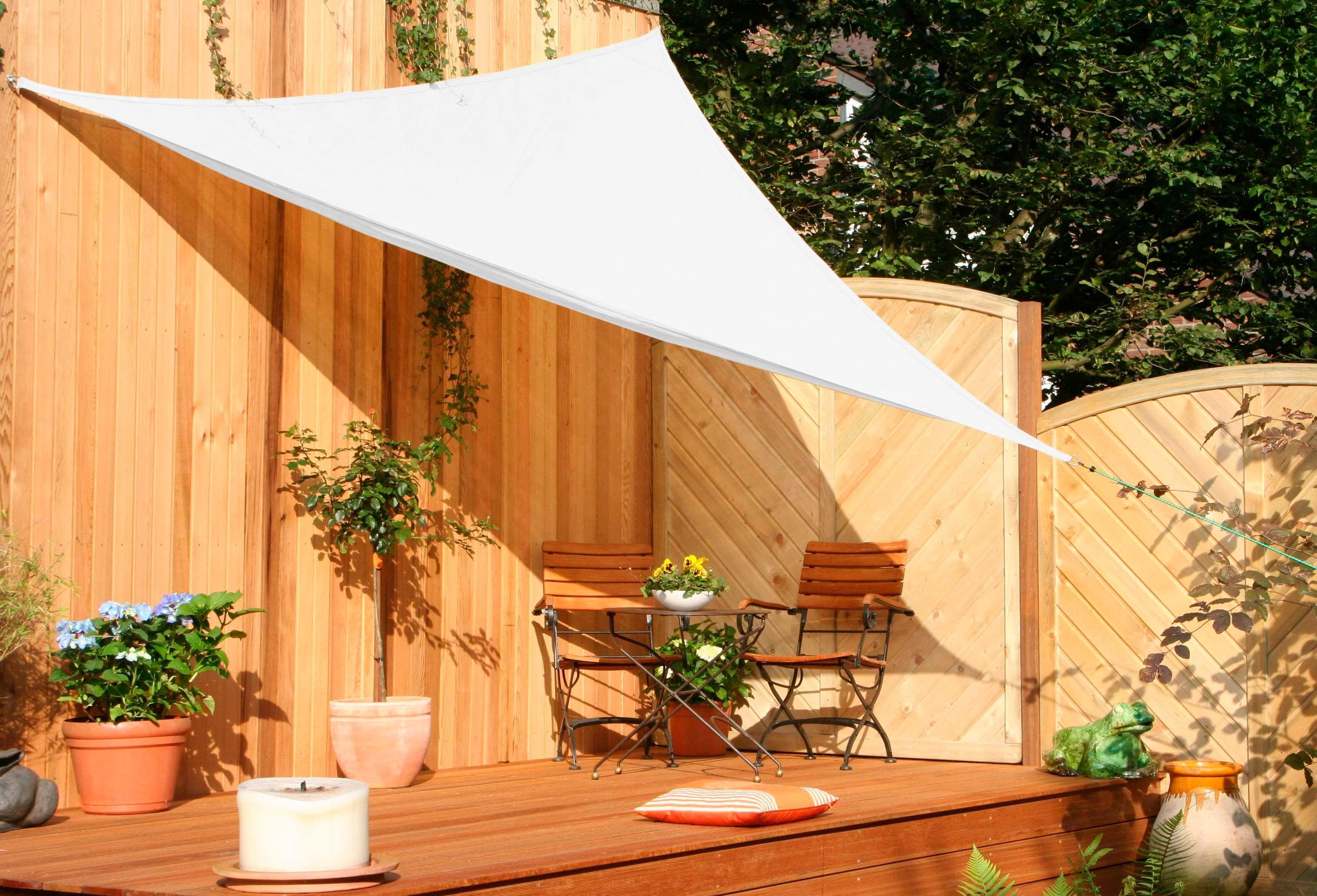 Floracord Sonnensegel Dreieck Beige HDPE