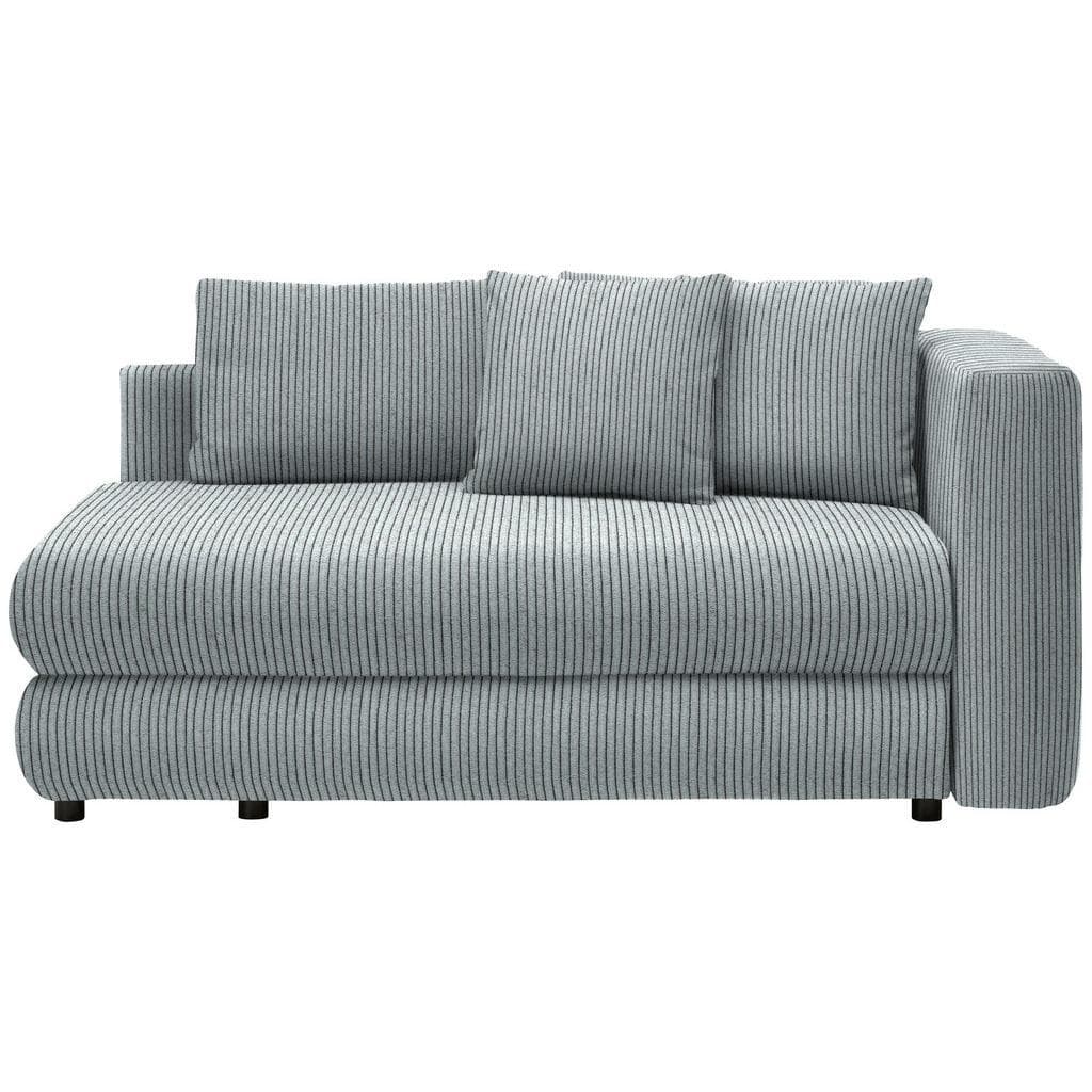 Cantus Récamiere Blaugrau Textil Liegefunktion