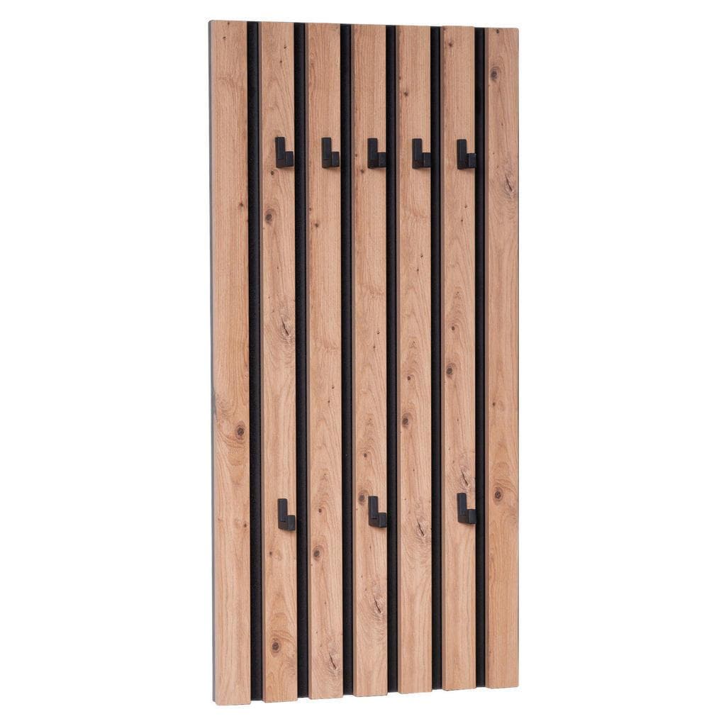 Wandgarderobe braun/schwarz - Modernes Design