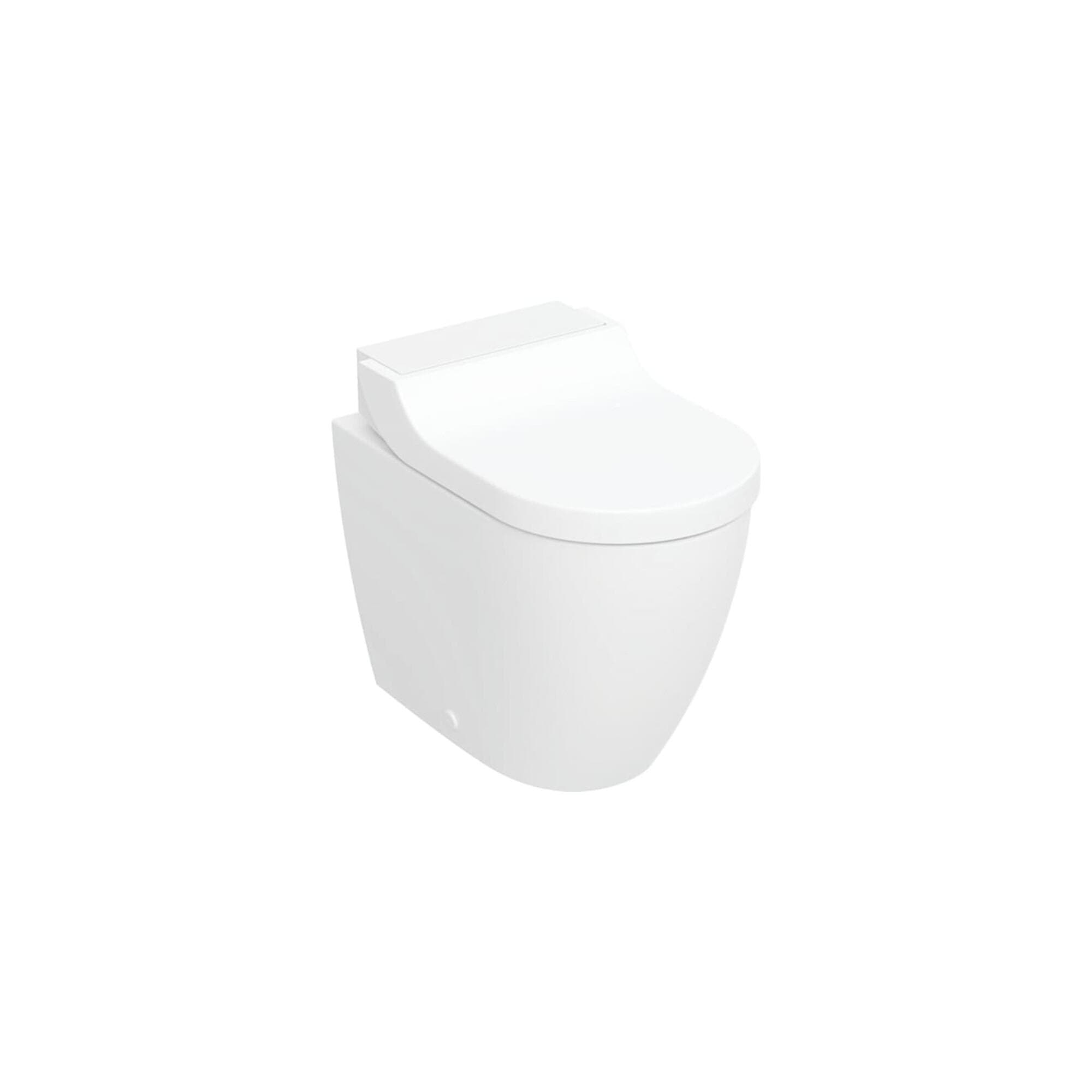 Geberit AquaClean Tuma Comfort Stand-Dusch-WC 146310111 Komplettanlage Spülrandlos Weiß-Alpin
