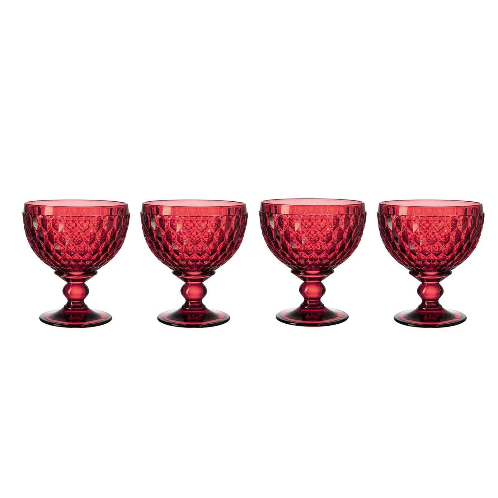Villeroy & Boch Sektschalen Boston Coloured 4er Set rot