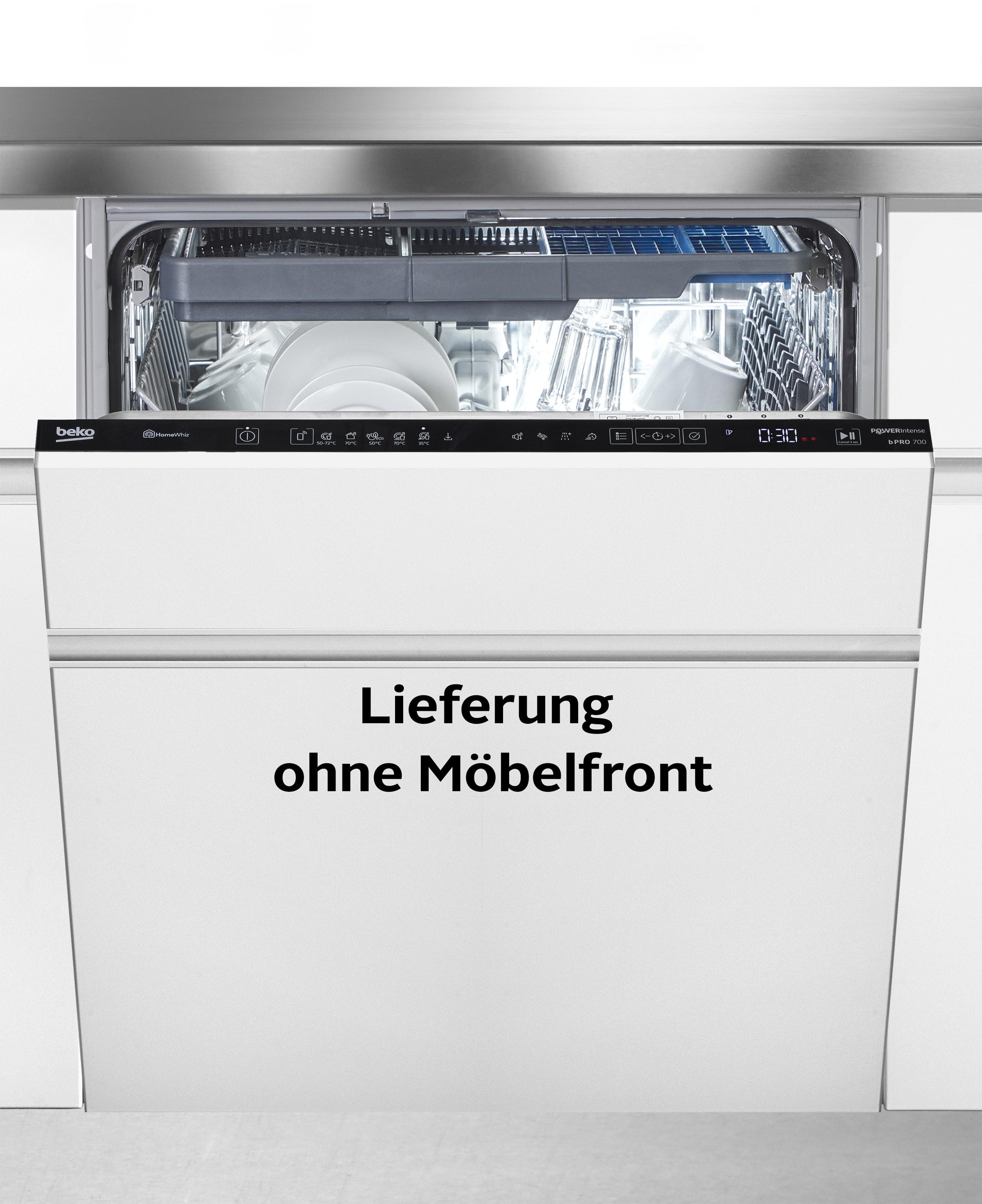 BEKO Geschirrspüler BDIN36462P Vollintegrierbar PowerIntense-Technologie