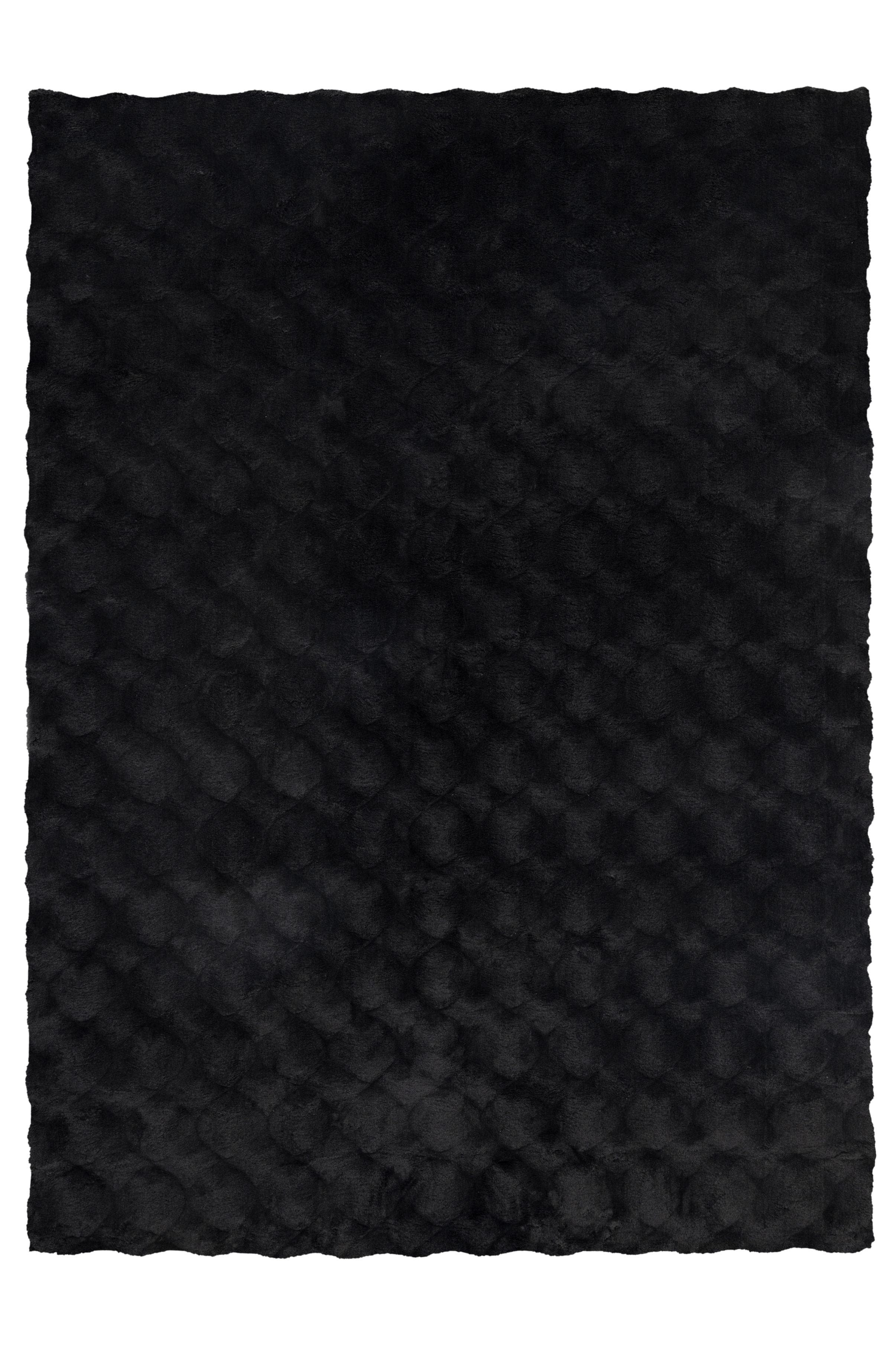 Kayoom Royal Glow 825 Hochflor Teppich Anthrazit