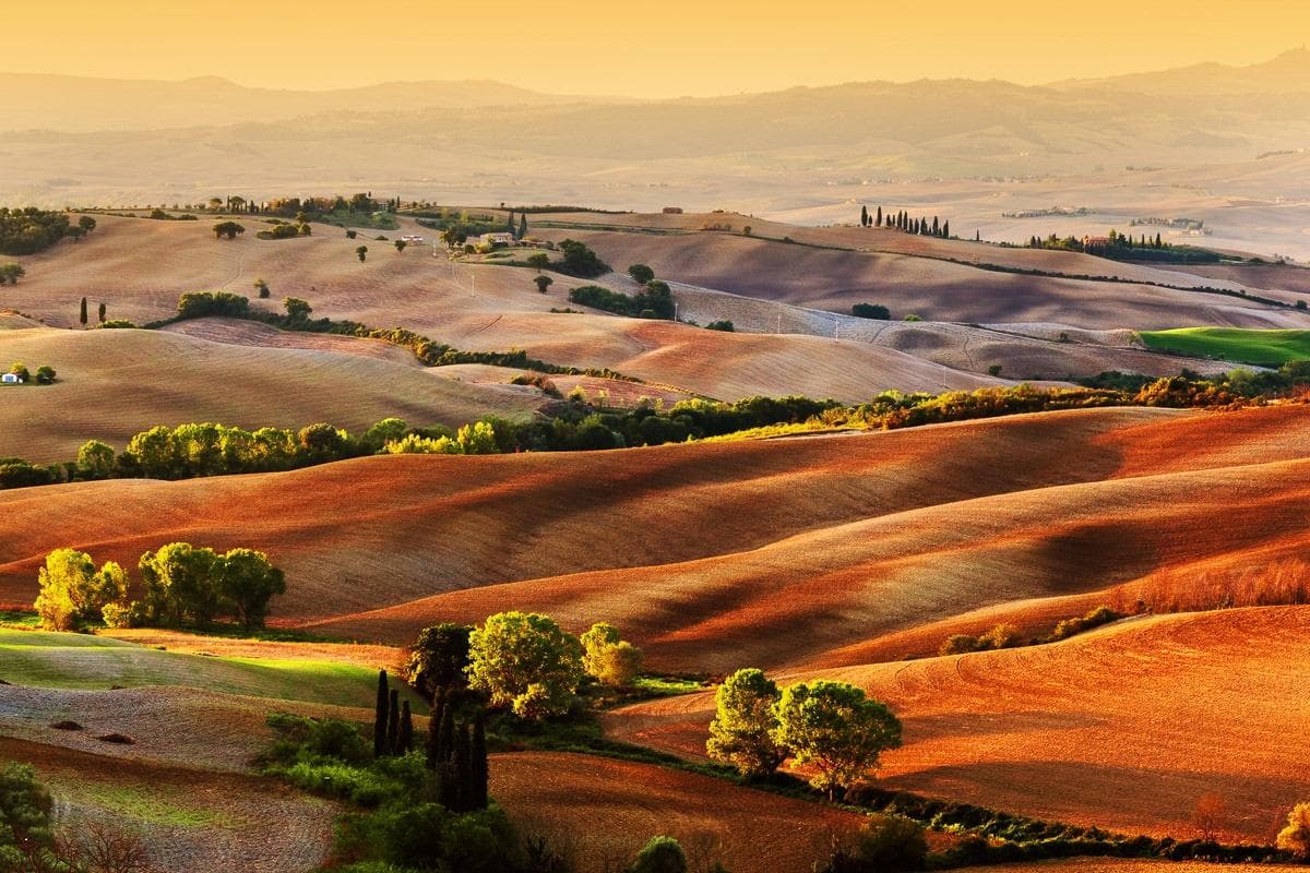 Fototapete PAPERMOON Toskana Landschaft Vlies 500x280cm