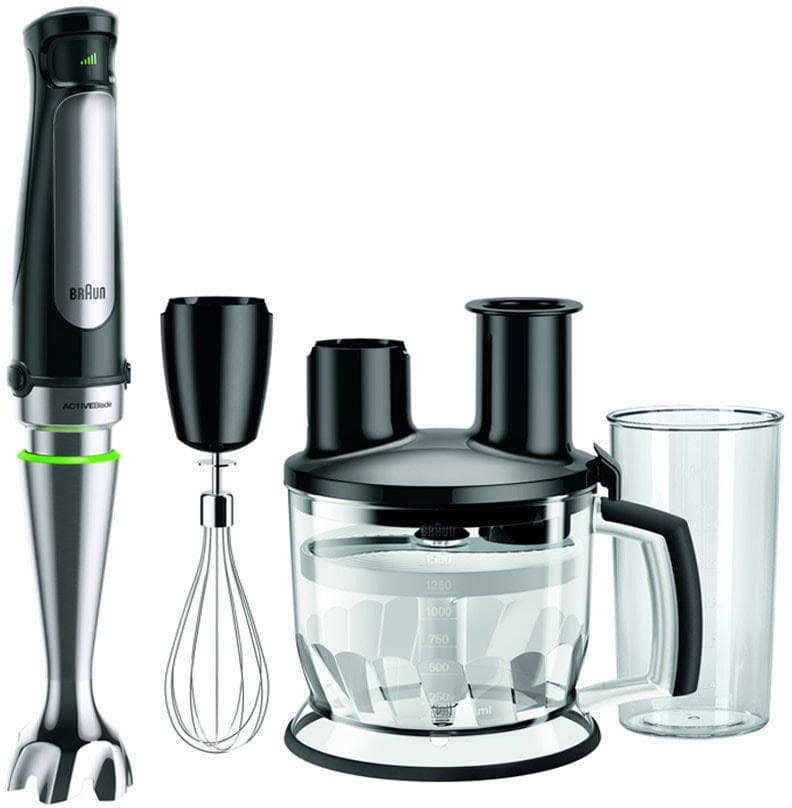 Braun MultiQuick 7 Stabmixer 1000W Schwarz Edelstahl