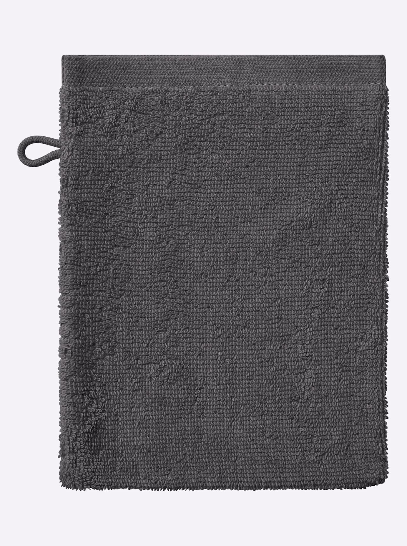 WÄSCHEPUR Handtuch Anthrazit 100% Baumwolle