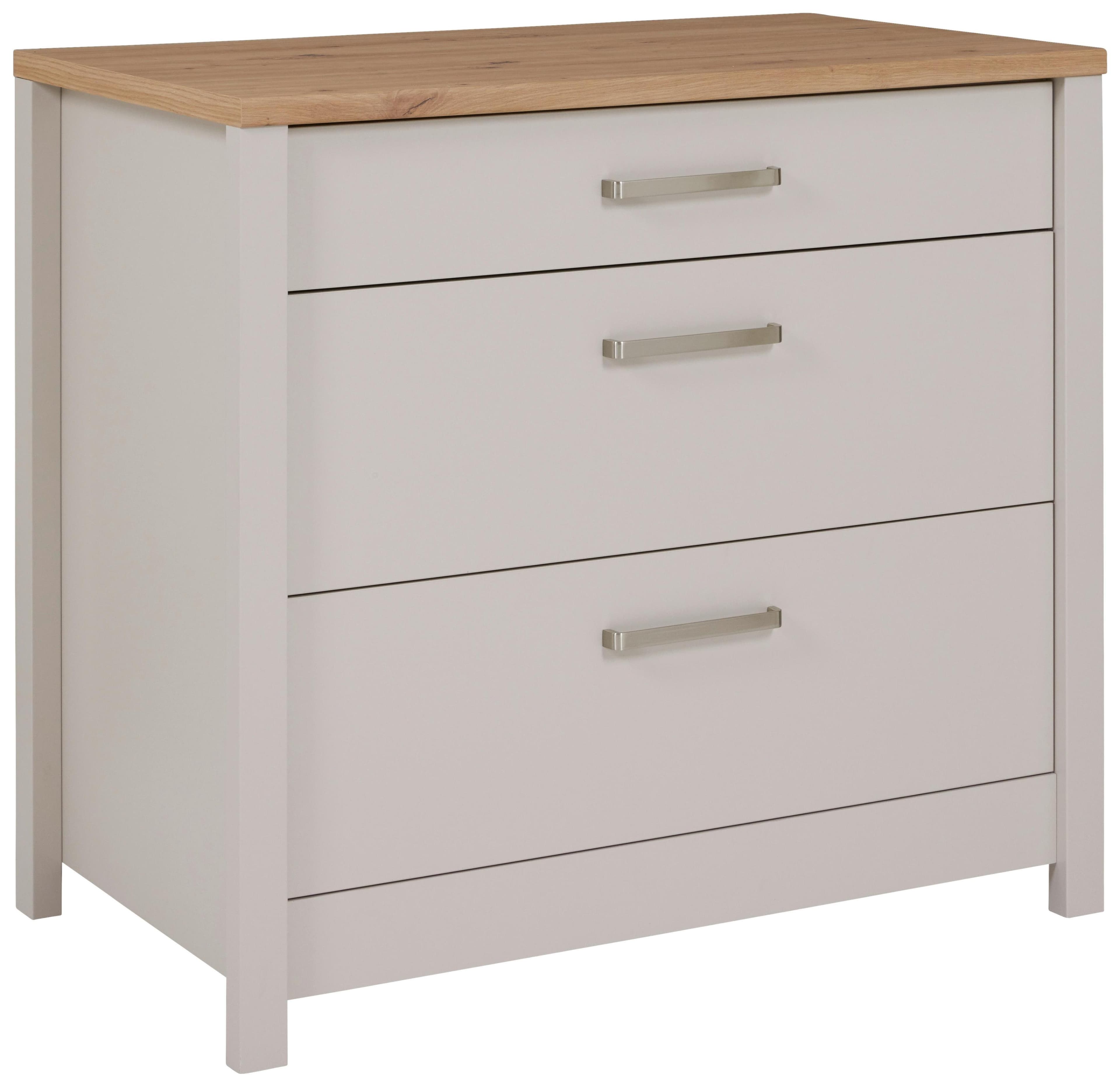Schubkastenunterschrank Sardegna Kaschmir/Eiche Braun Holz