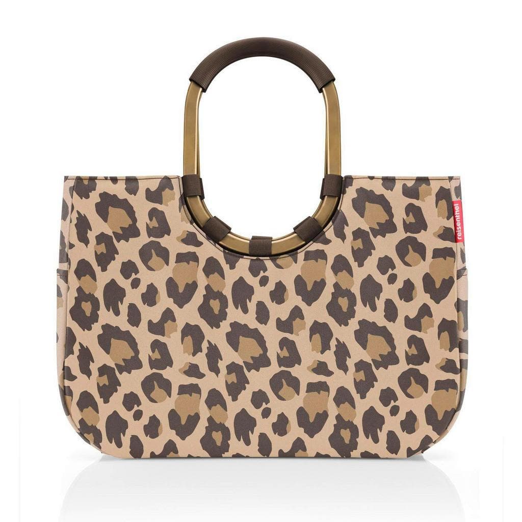 reisenthel® Einkaufskorb Loopshopper L Frame Leo Macchiato Kunstfaser