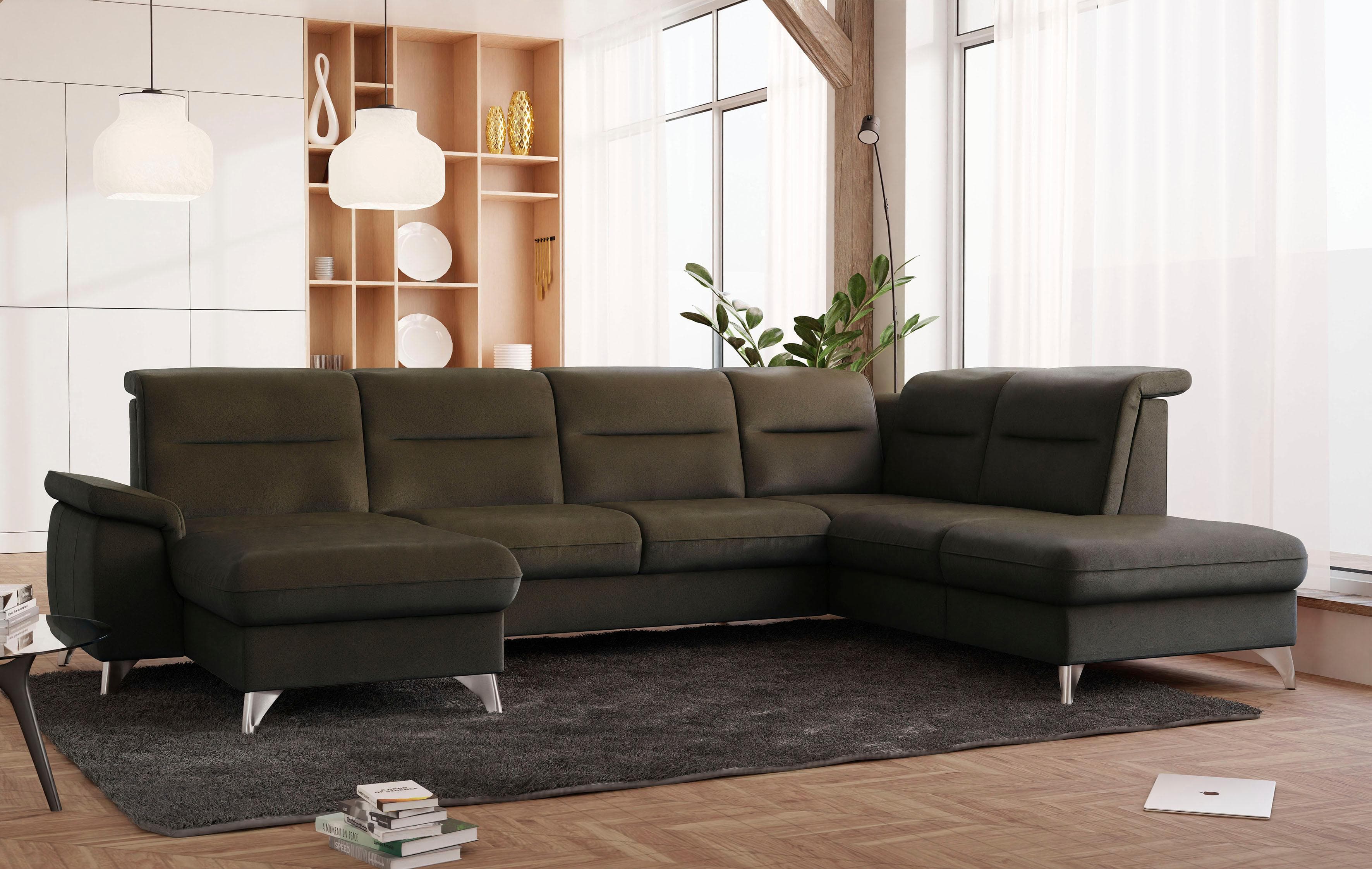 Trendige Wohnlandschaft in Grün (Olive)