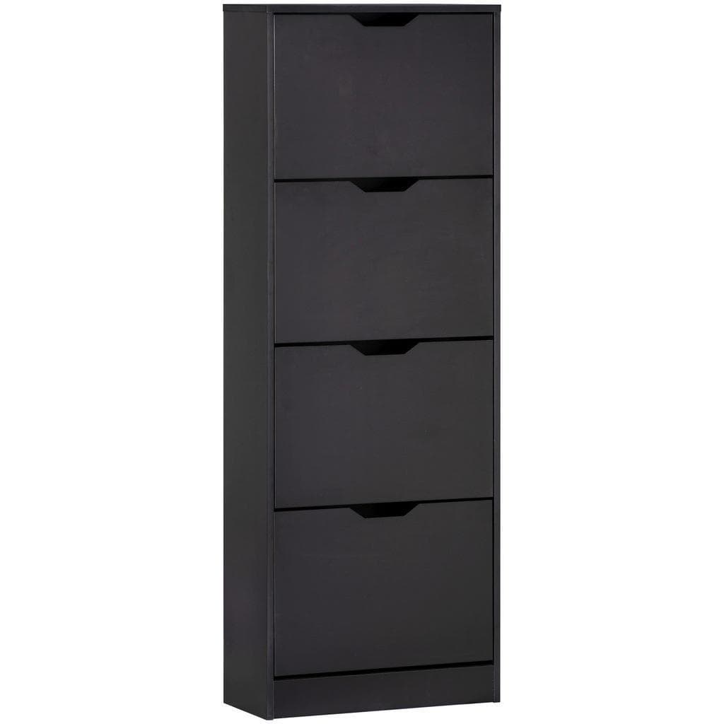Livetastic Schuhkipper Schwarz Holzwerkstoff