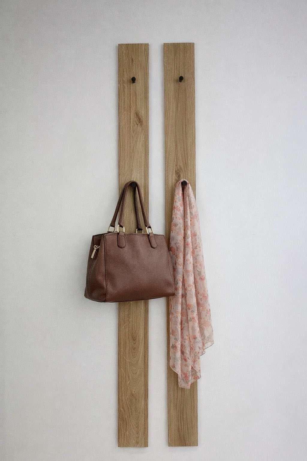 Garderobenpaneel OTTO HOME Brodi Massivholz Eiche