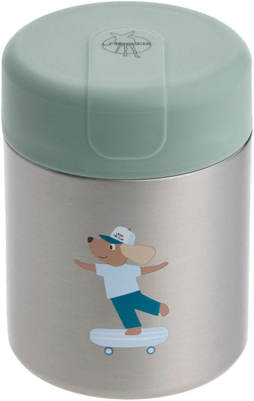 LÄSSIG Thermobehälter Tiny Team Dog Baby Grün 315 ml
