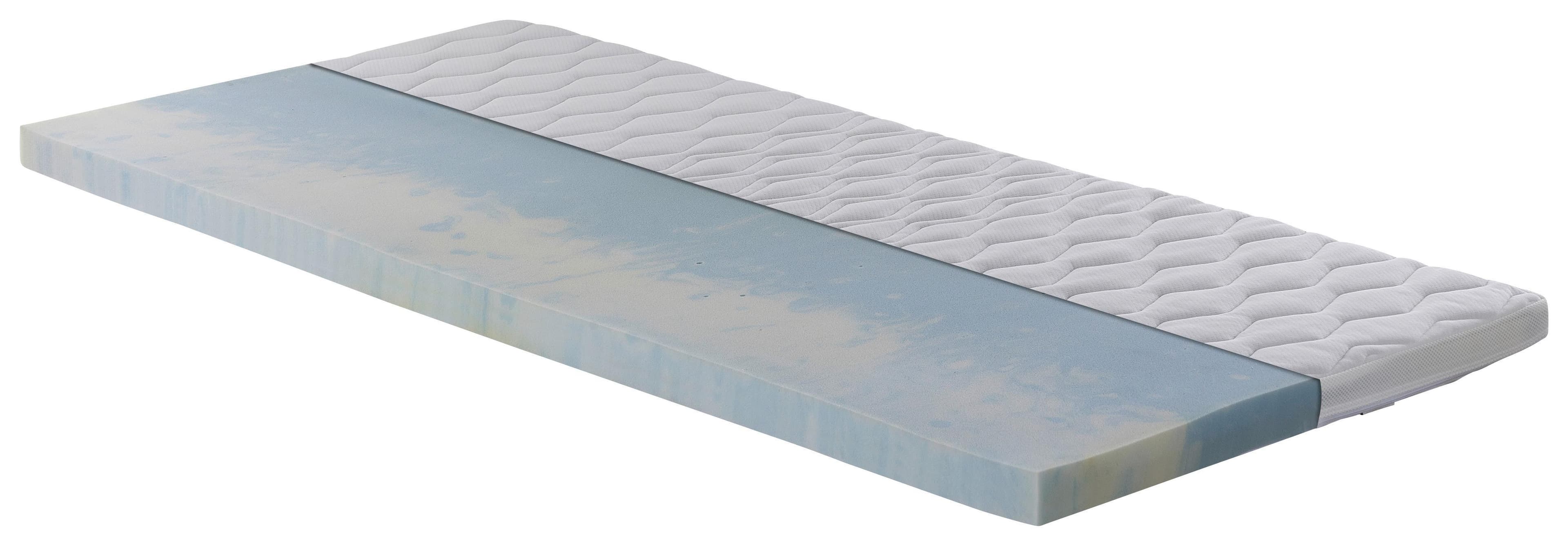 Topper Luxus Gel H2/3 ca. 100x200cm Weiß