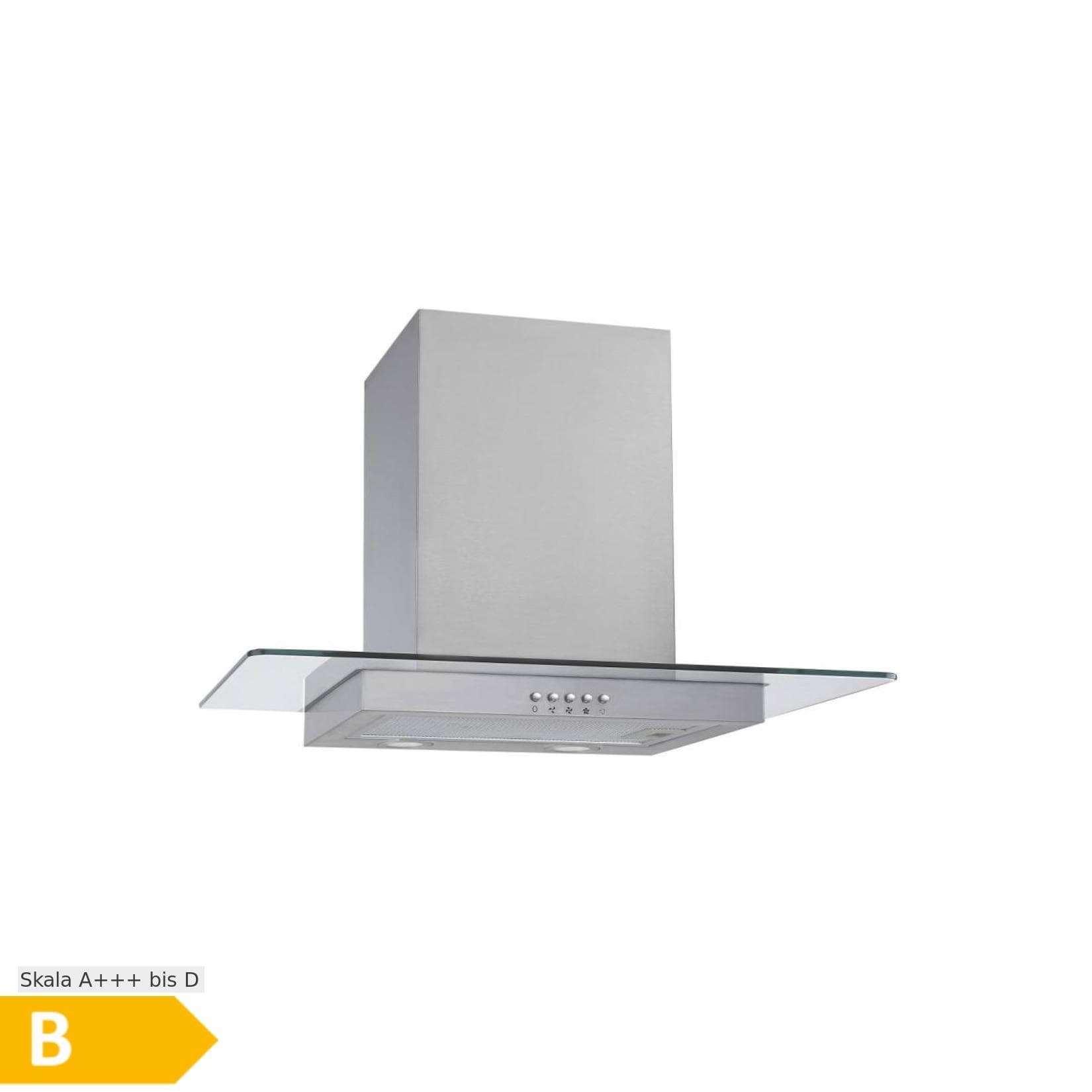 PKM Dunstabzugshaube GS1-60 CIXPH 60cm LED Edelstahl Umluft/Abluft