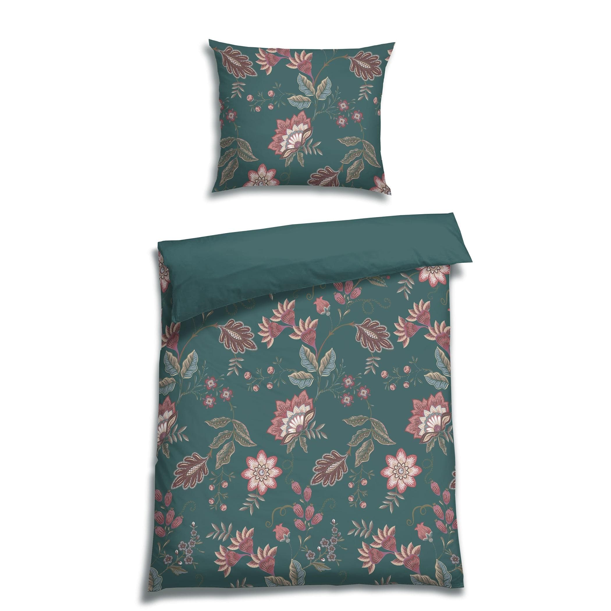 FLORELLA Wendebettwäsche Tamilli Satin 140x200 cm