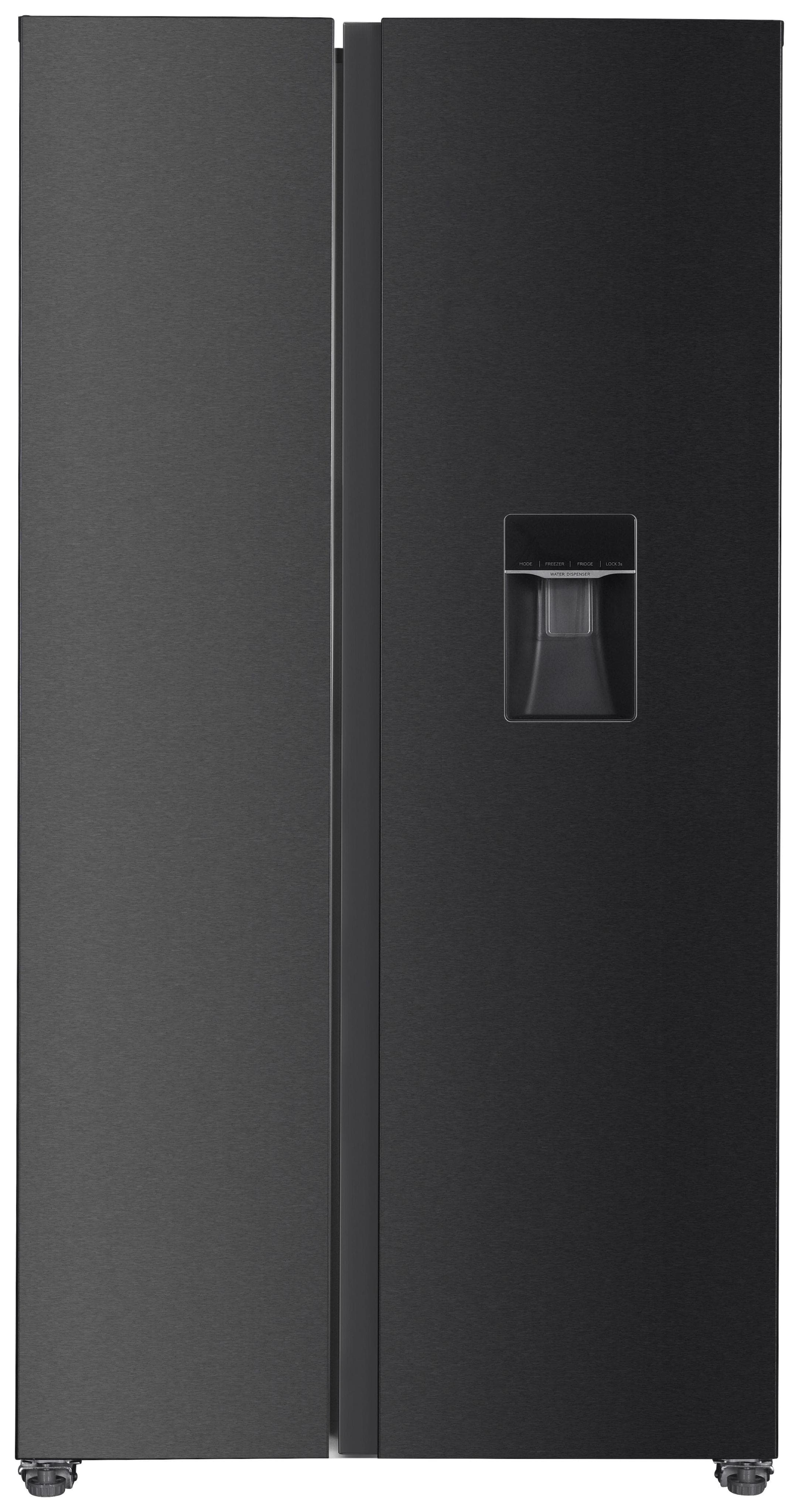 Respekta Side-by-Side AC178BSWS-16 Schwarz