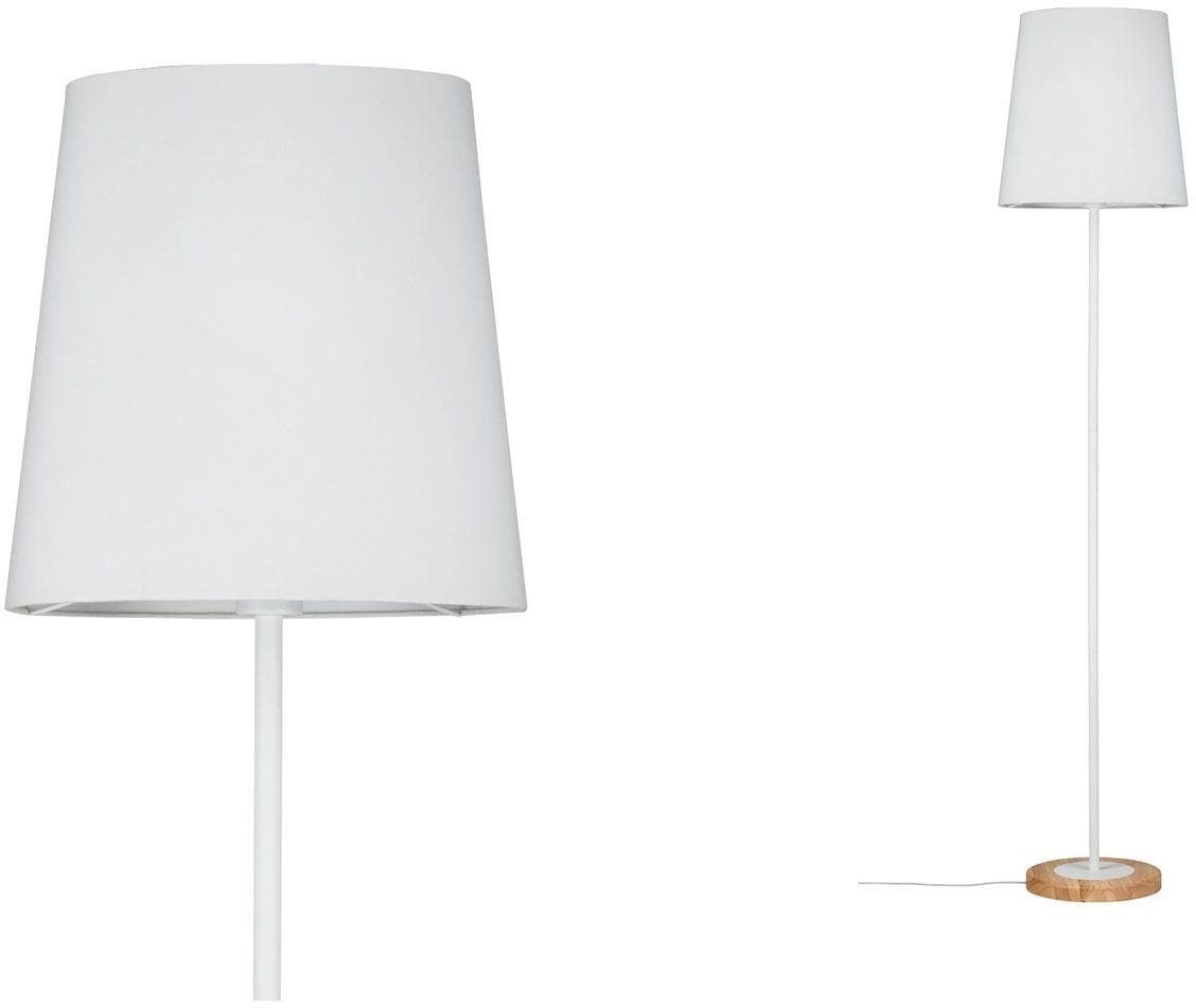 PAULMANN LED Stehlampe Stellan Braun Weiß Nordischer Stil