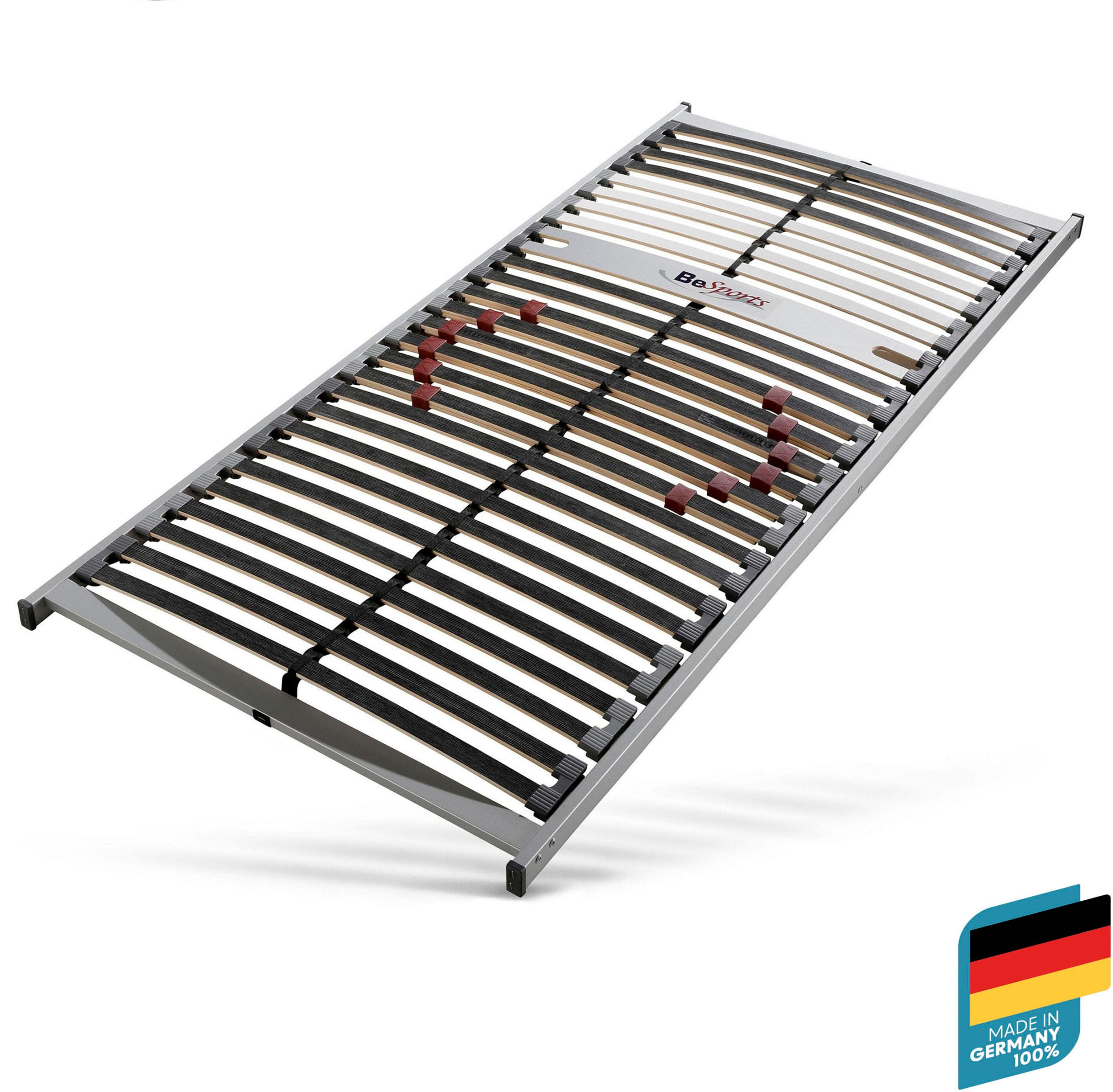 BeSports Lattenrost Duo Powerflex NV Schwarz 120x200 cm