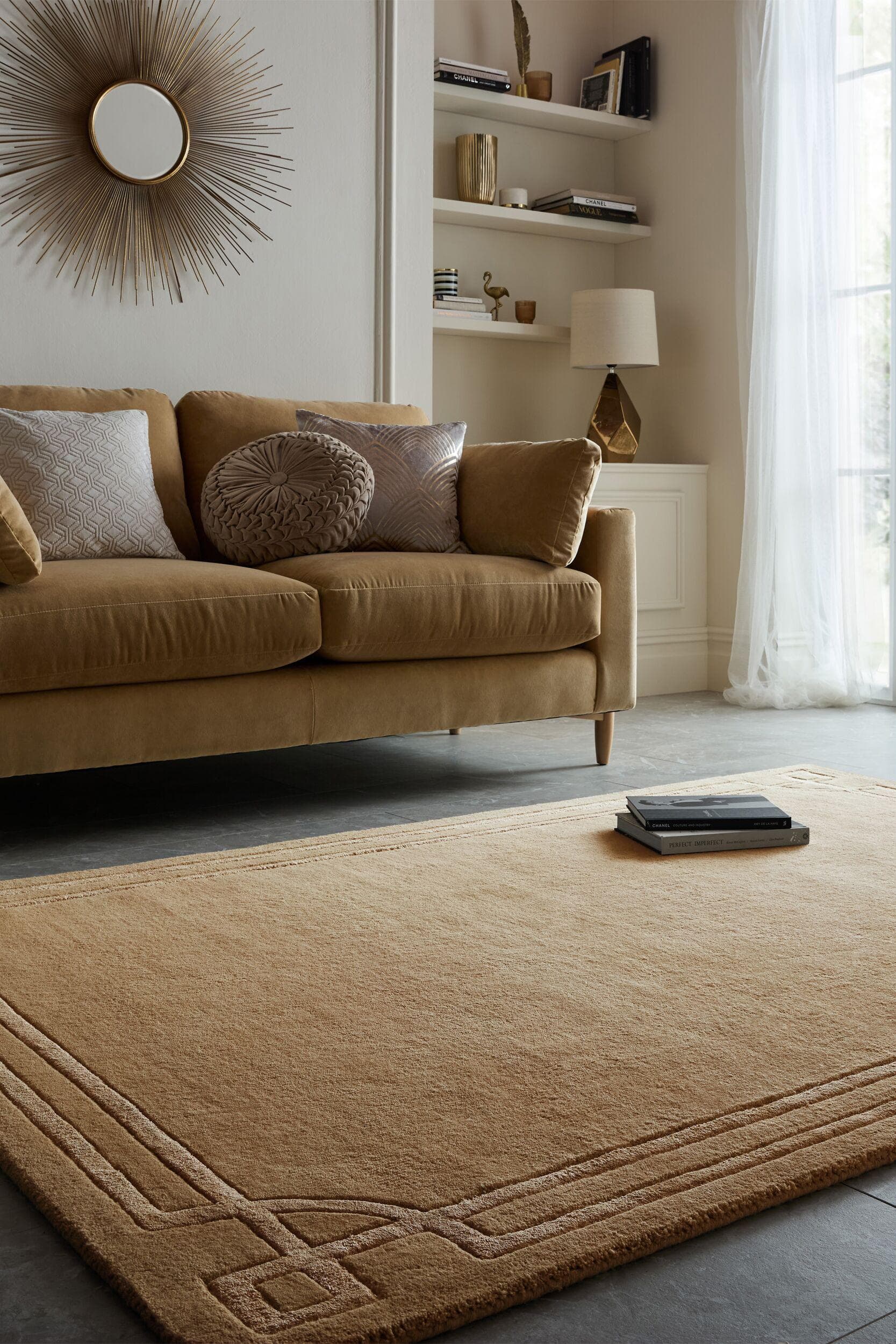 Gatsby Teppich Natur Vintage-Design FLAIR RUGS
