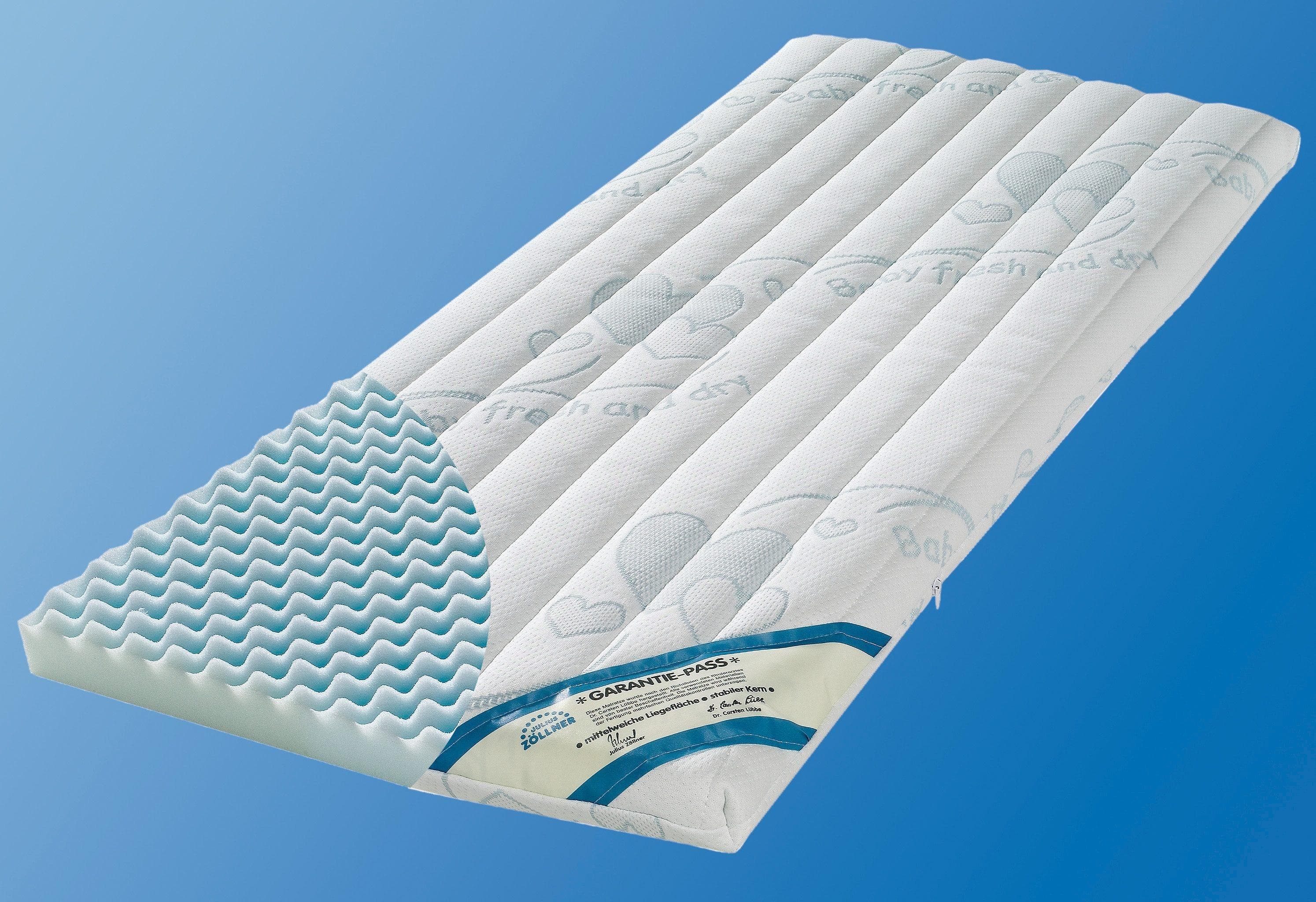 Babymatratze Dr. Lübbe Air Plus Julius Zöllner 5 cm hoch Matratze für den Stubenwagen