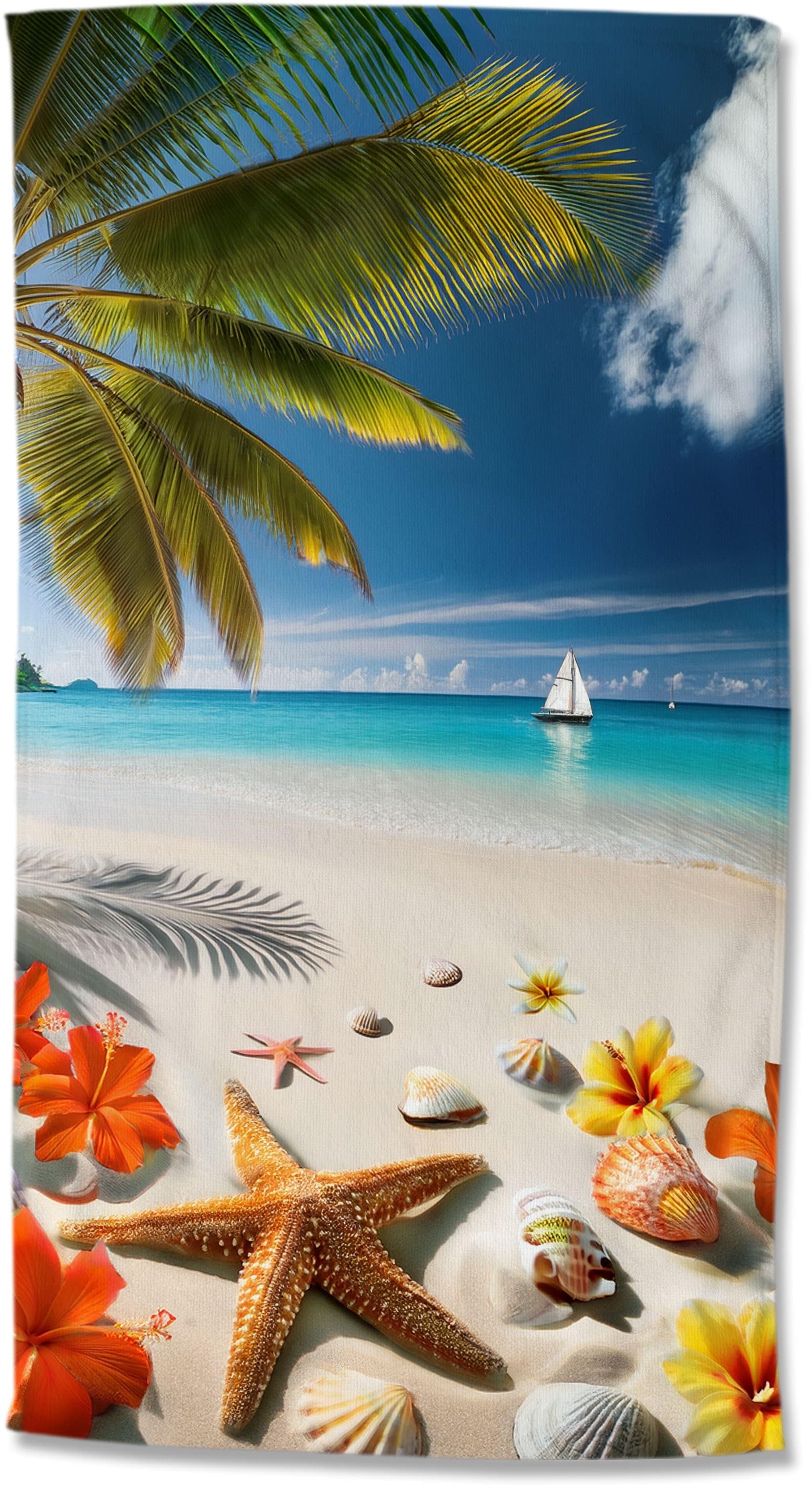 Strandtuch GOOD MORNING Havana 100x180 cm Samt