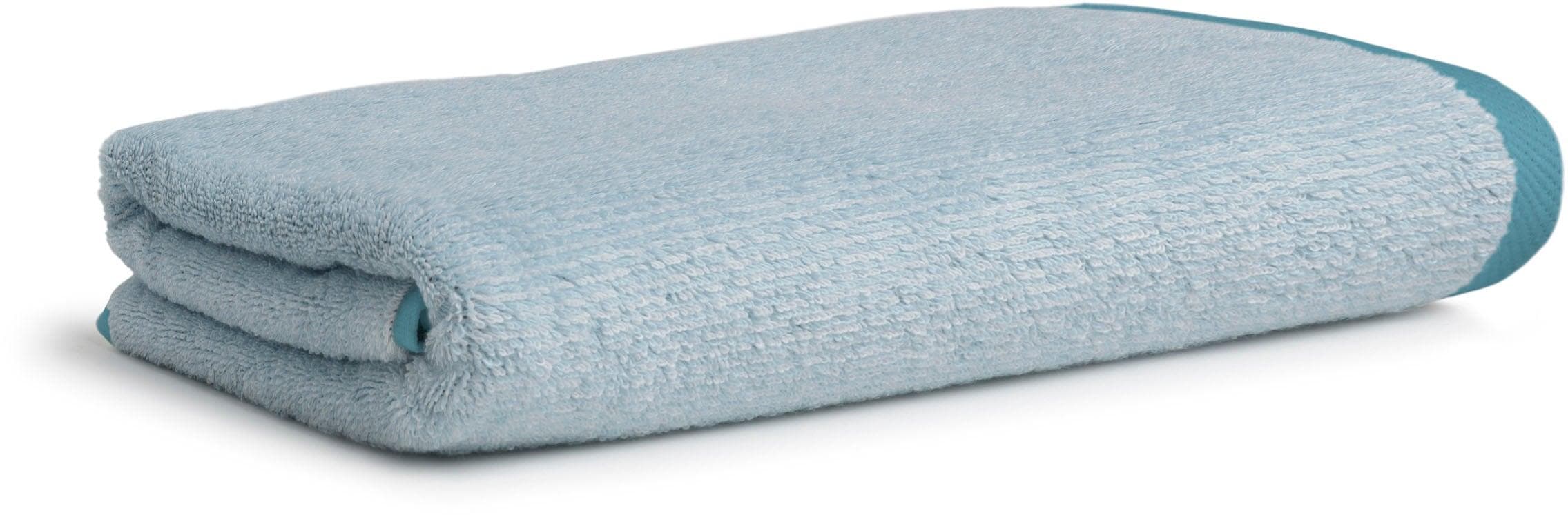 Badetücher MÖVE "Tide" Lagoon/Aqua Jacquard-Design