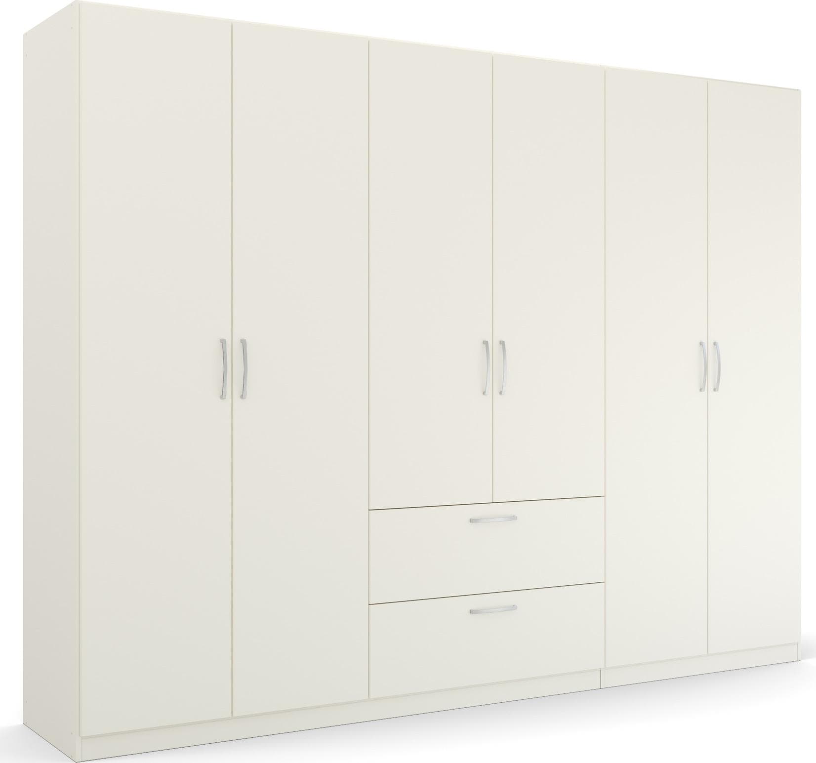 Rauch Drehtürenschrank Pure by Quadra Spin - Minimalistisches Design mit Schubladen
