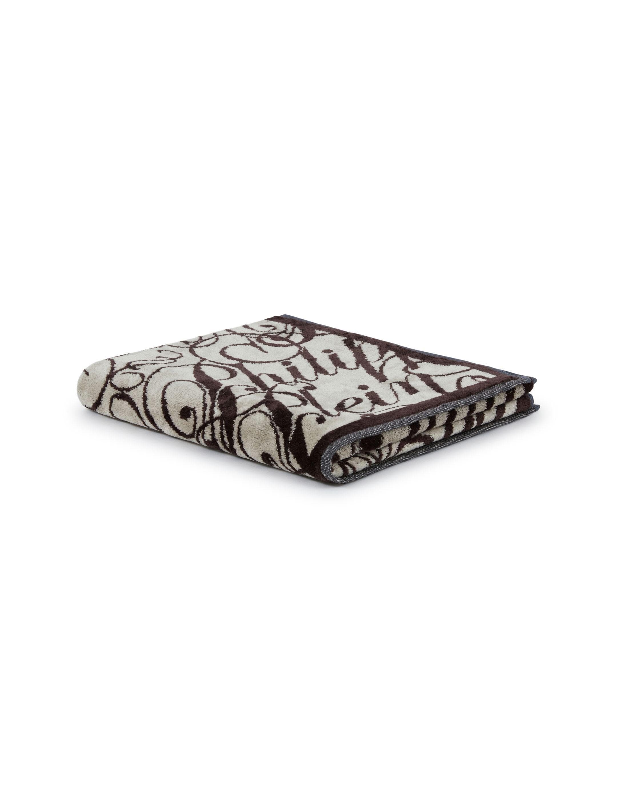 Philipp Plein Handtuchhalter Bath Sheet Signature Braun