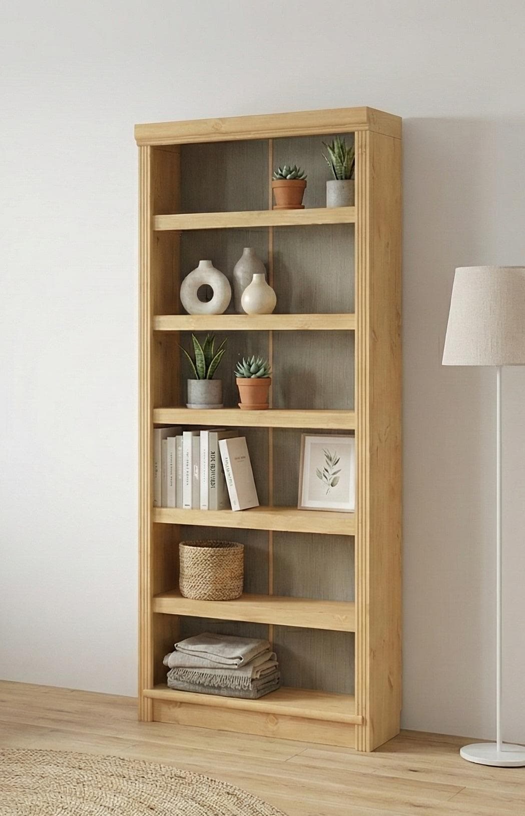 Bücherregal Kiefer massiv 80x29x185 cm OTTO HOME