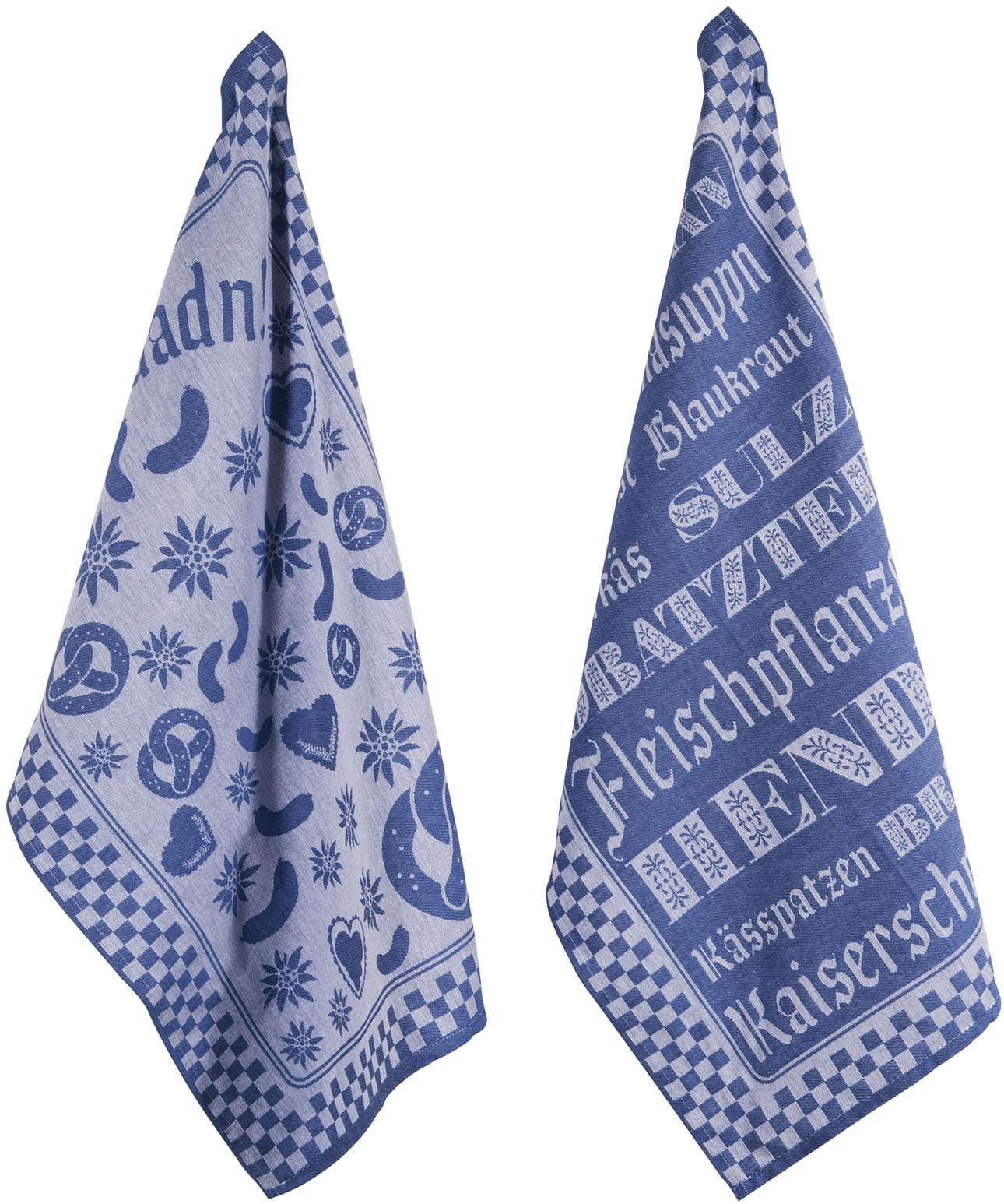 PAD Heimat Geschirrtuch Set: Saugstarke Baumwolltücher mit Regionalem Design