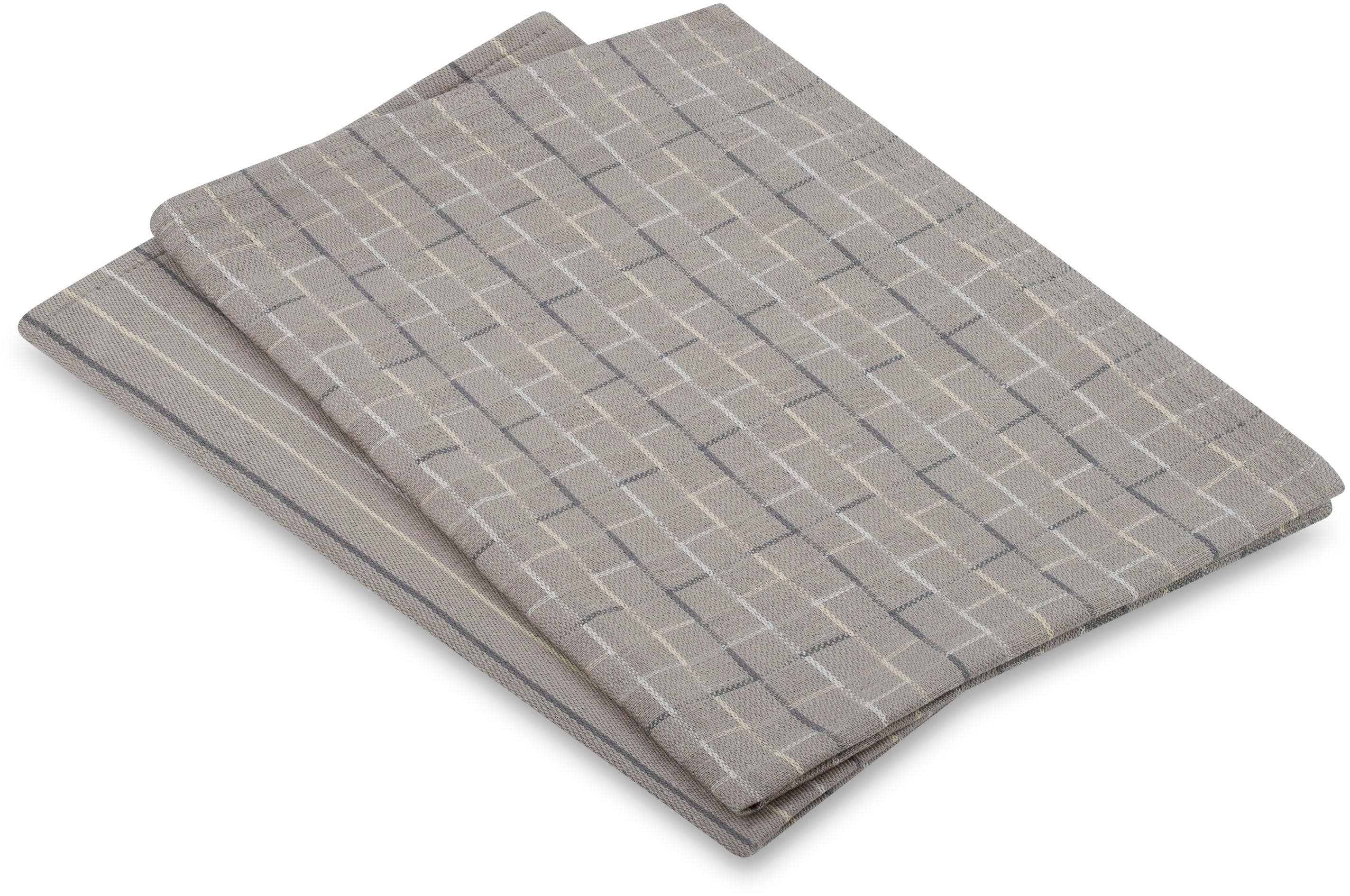 Geschirrtuch ROSS 2er-Set Flanell 50% Baumwolle 50% Leinen