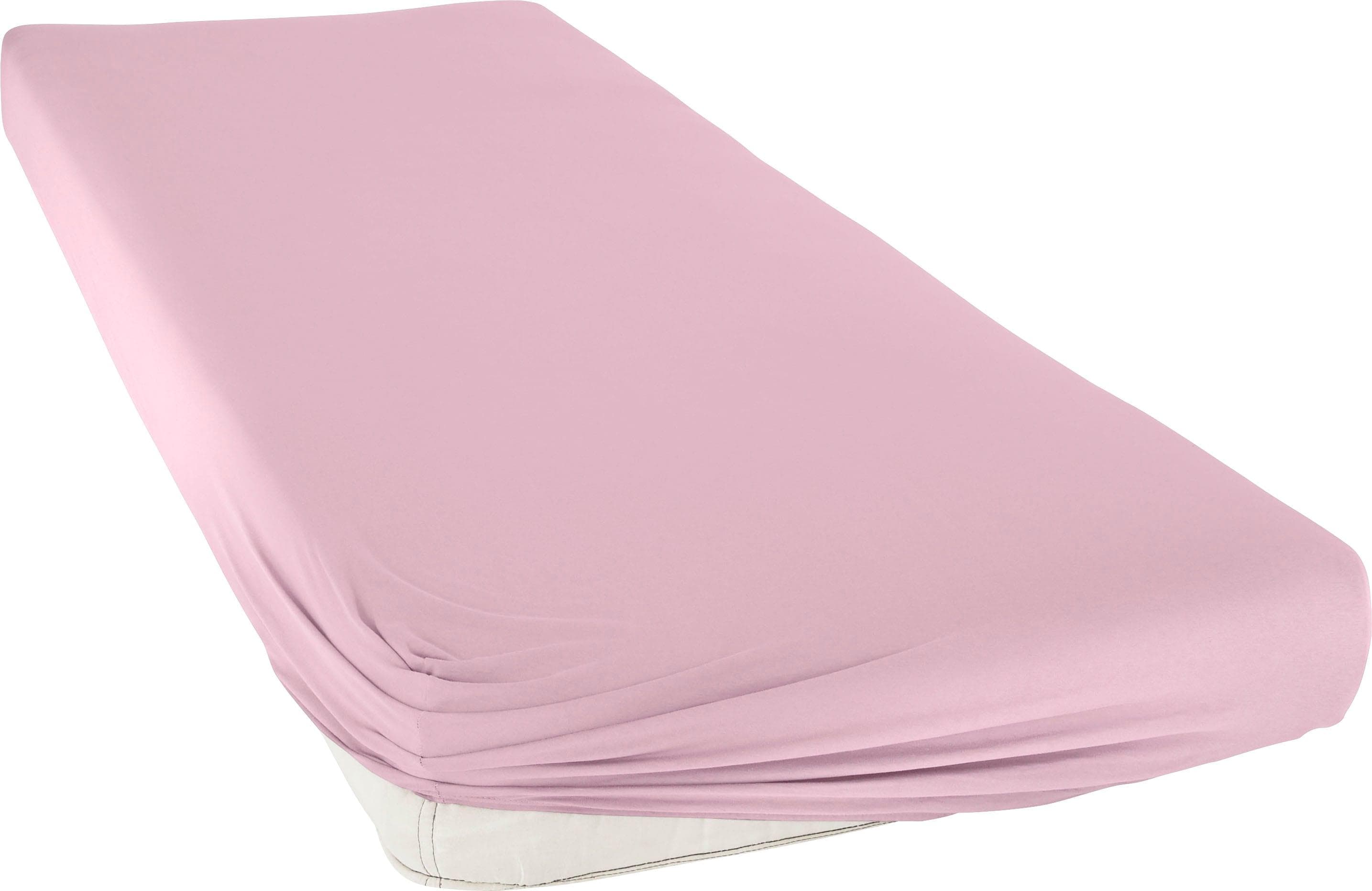 Bellana Spannbettlaken 100% Mako-Baumwolle Beige Puder