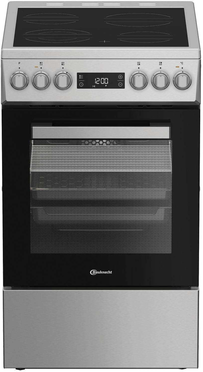 BAUKNECHT Elektro-Standherd B5V8LMX Silber
