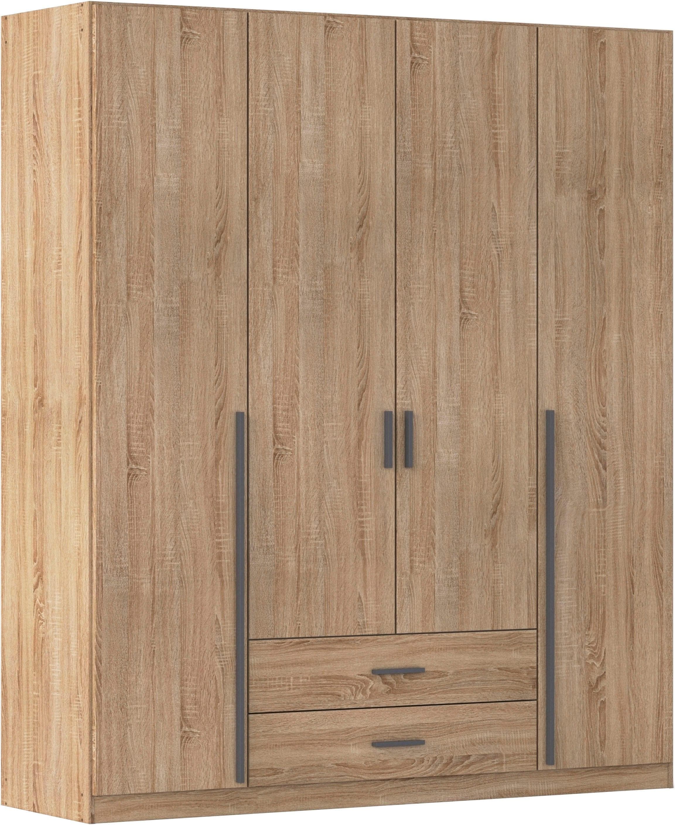 Rauch Gamma Drehtürenschrank Eiche Sonoma Grau