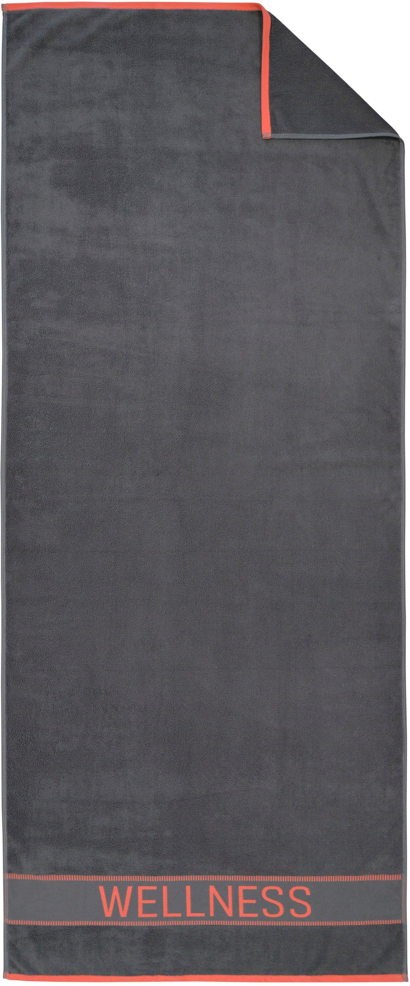 Saunatuch DYCKHOFF Wellness Anthrazit Frottier 80x200cm