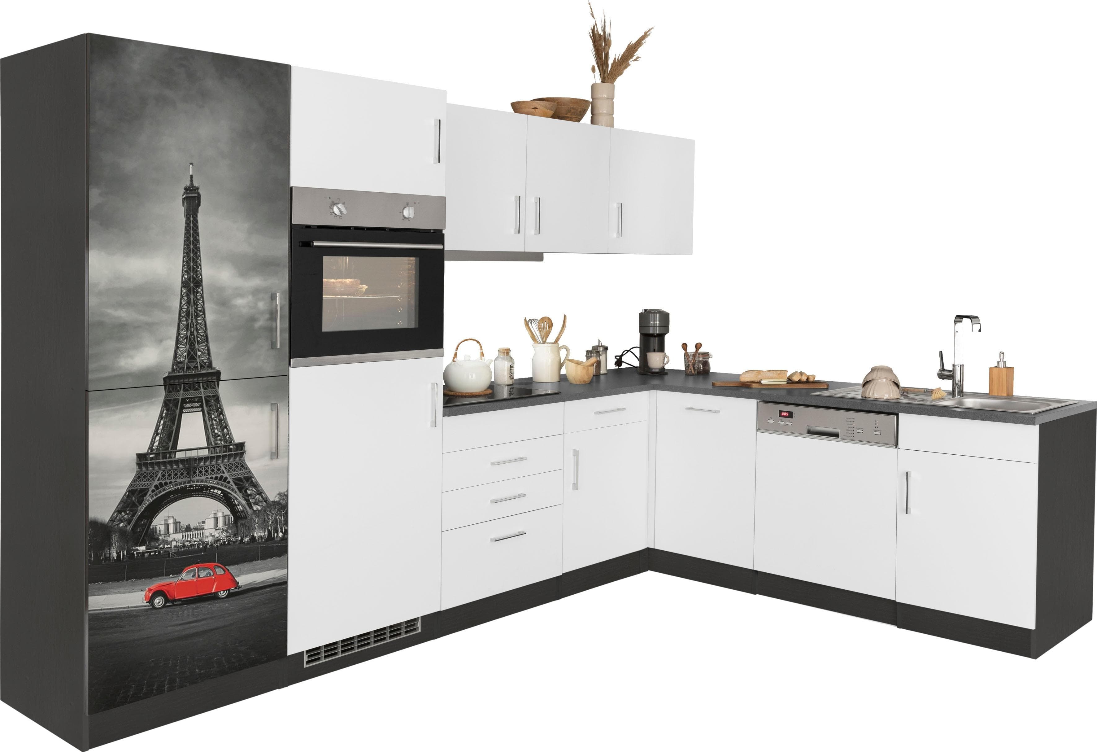 Küchenzeile KS-Paris - Modern mit Fotomotiv