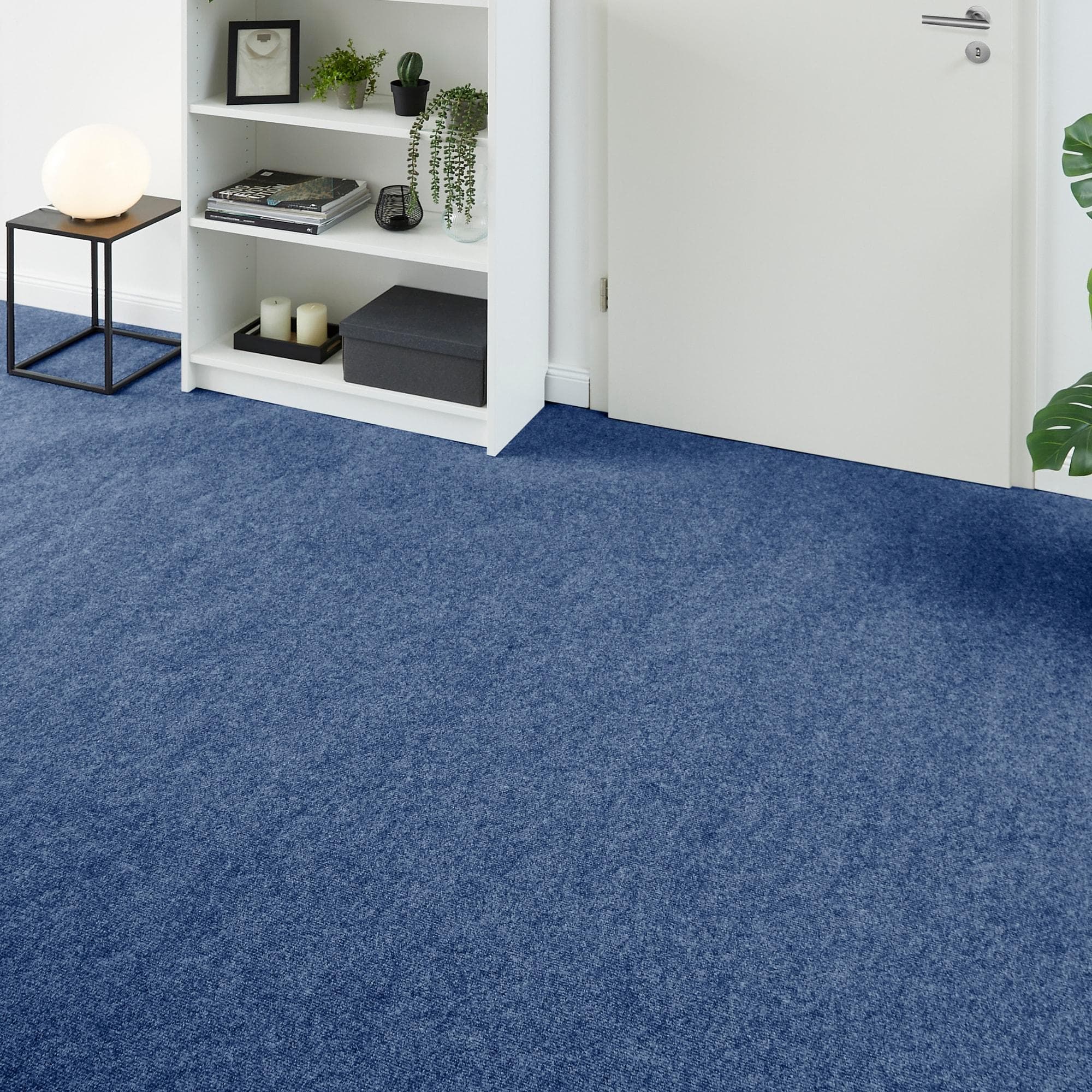 ANDIAMO Teppichboden Milo Blau Uni Polyester Polypropylen